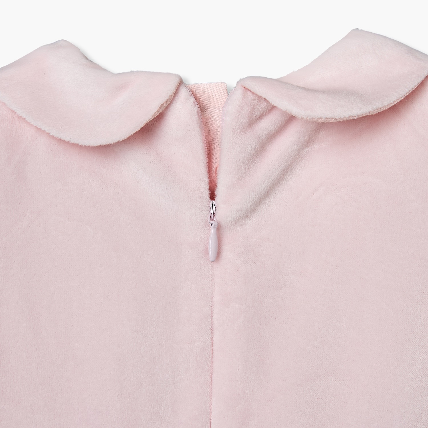 فستان طول الركبة بياقة بيتر بان وأكمام قصيرة مع شريطة شعر من جونيورز-baby-girls-clothing-dressesandjumpsuits-image-7