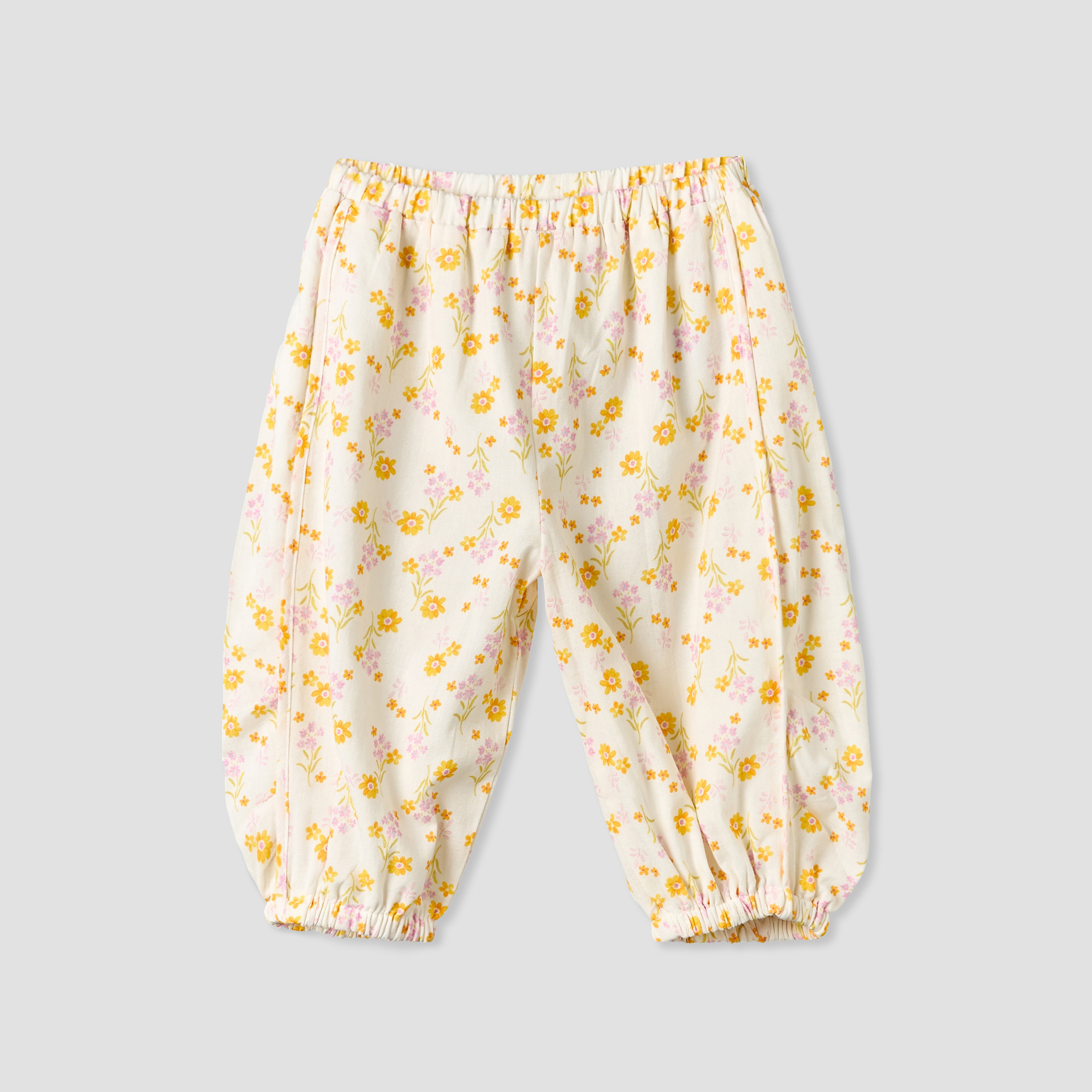 Juniors Round Neck Sleeveless Top and Pants Set with Floral Print-baby-girls-clothing-setsandcoords-image-3
