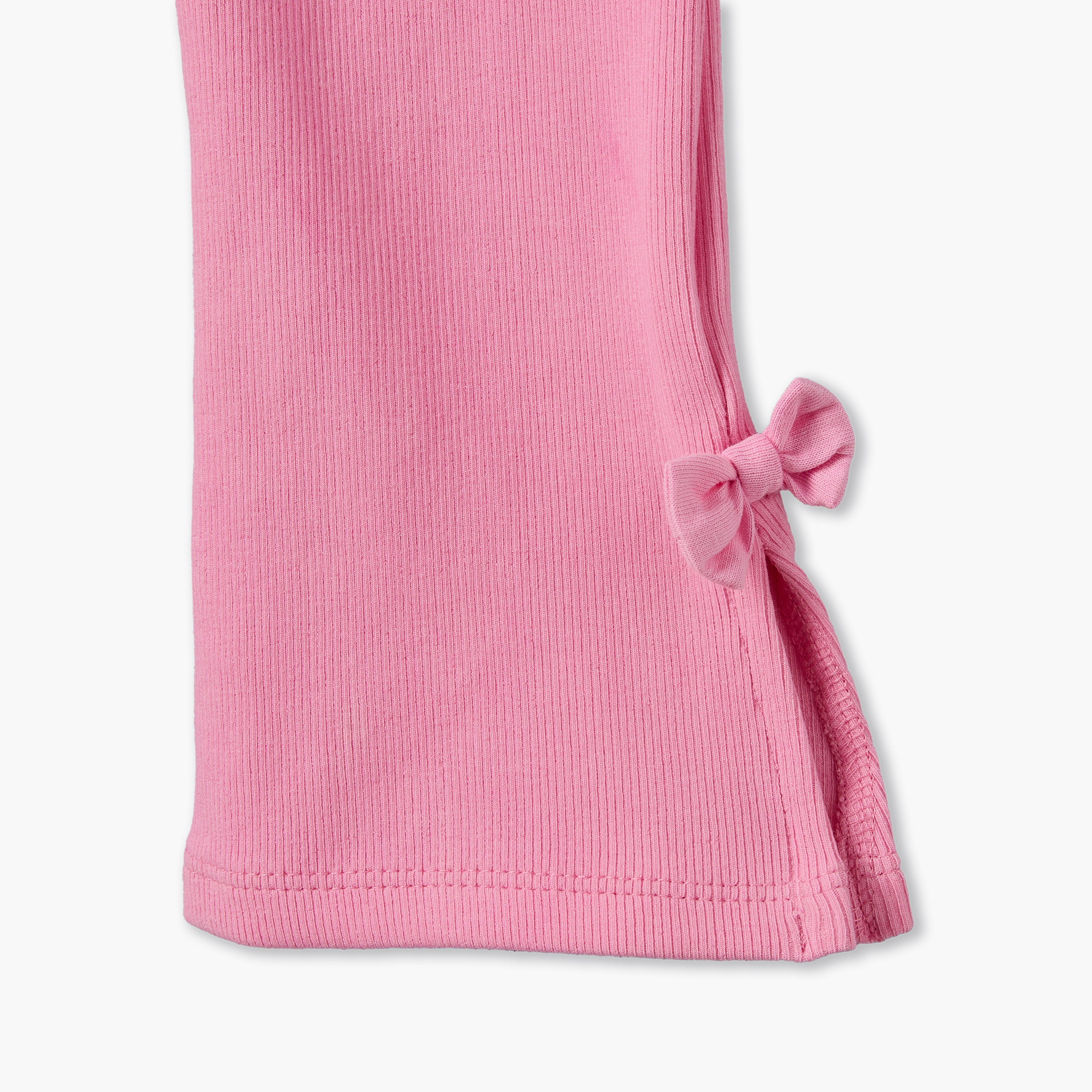 Juniors Peter Pan Collar Long Sleeves Sweatshirt and Leggings Set with Bunny Print-baby-girls-clothing-setsandcoords-image-11