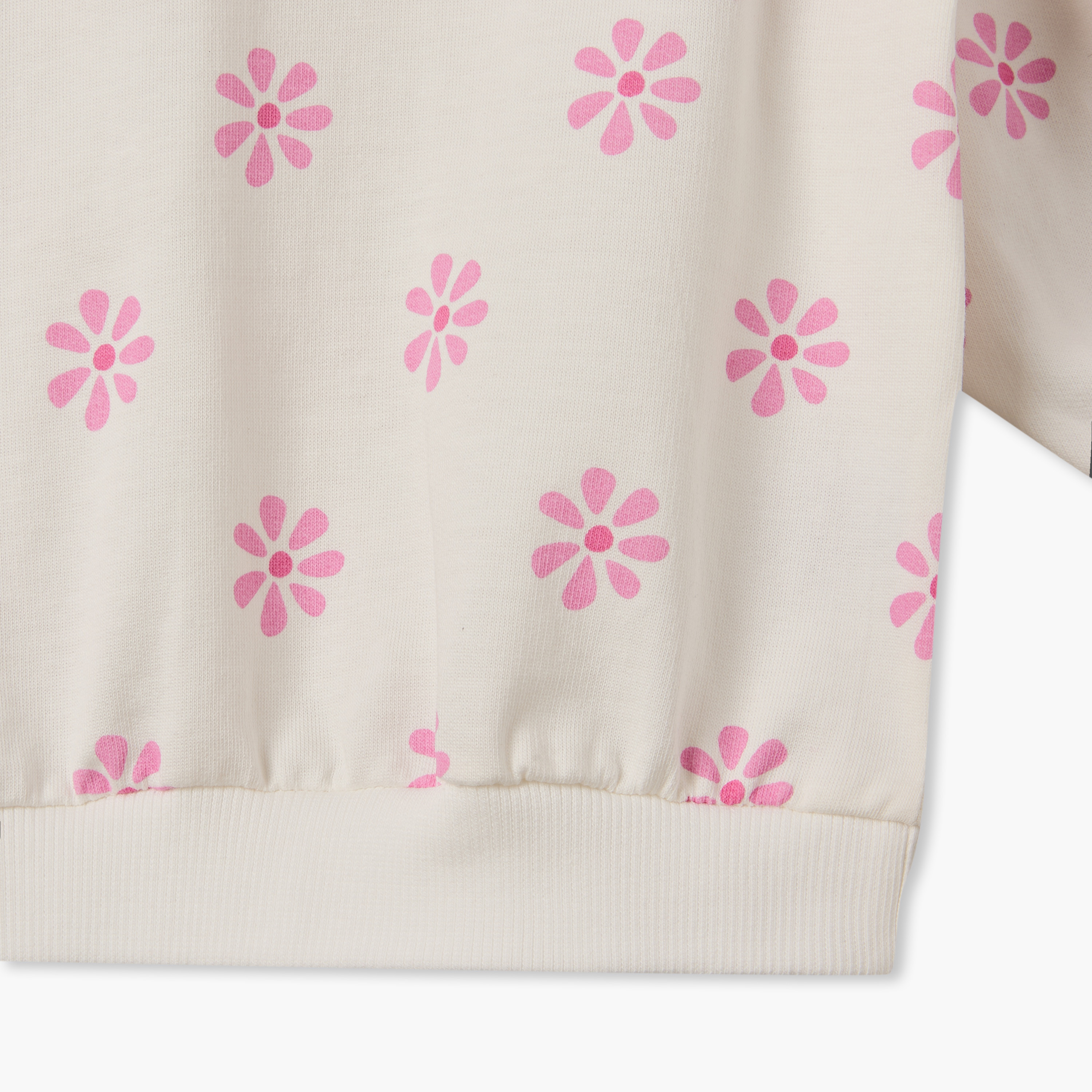Juniors Peter Pan Collar Long Sleeves Sweatshirt and Leggings Set with Bunny Print-baby-girls-clothing-setsandcoords-image-8