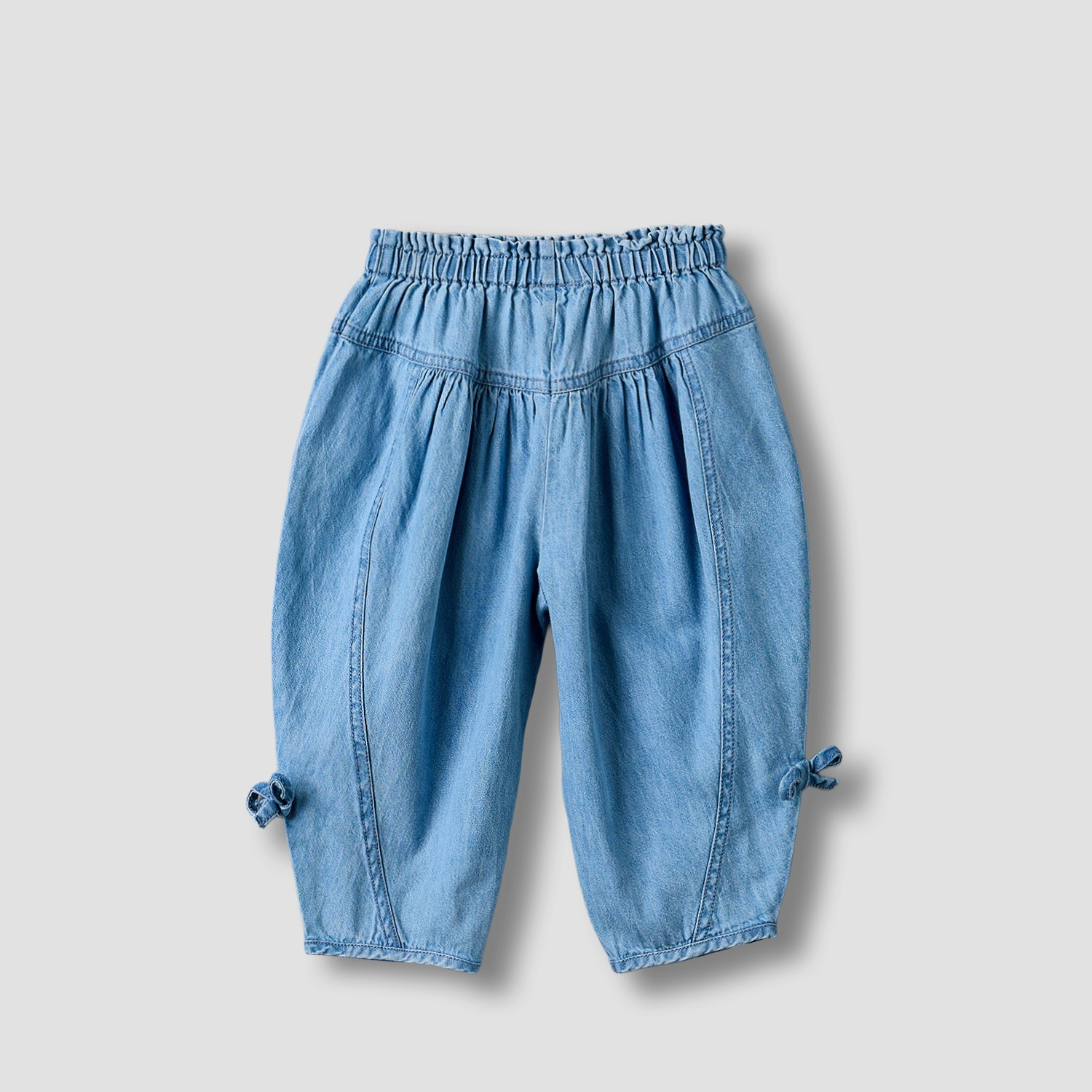 Juniors Mid-Rise Jeans with Bow Accent-baby-girls-clothing-bottoms-jeans-image-1