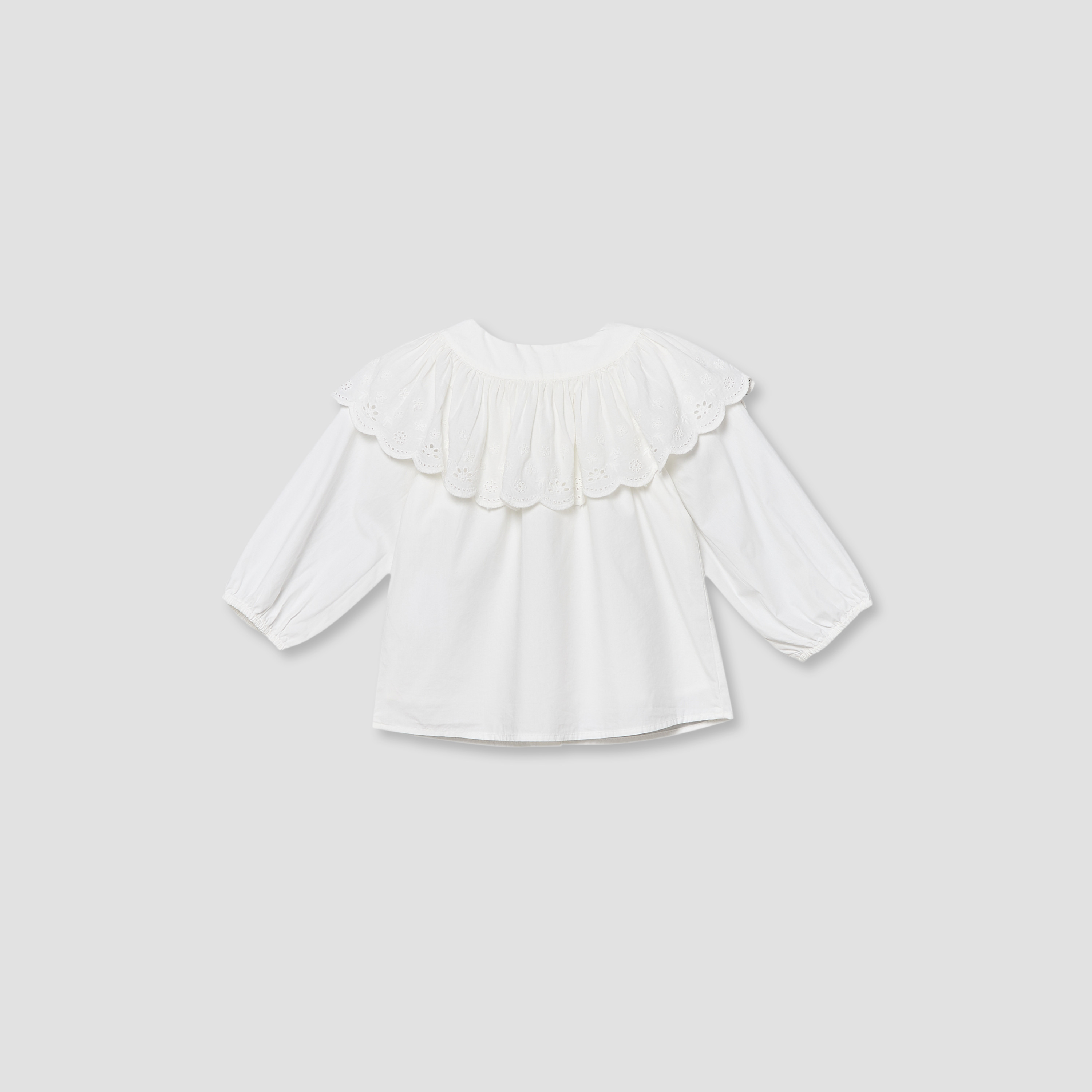 Giggles Round Neck Long Sleeves Top with Embroidery-baby-girls-clothing-blousesandshirts-image-3