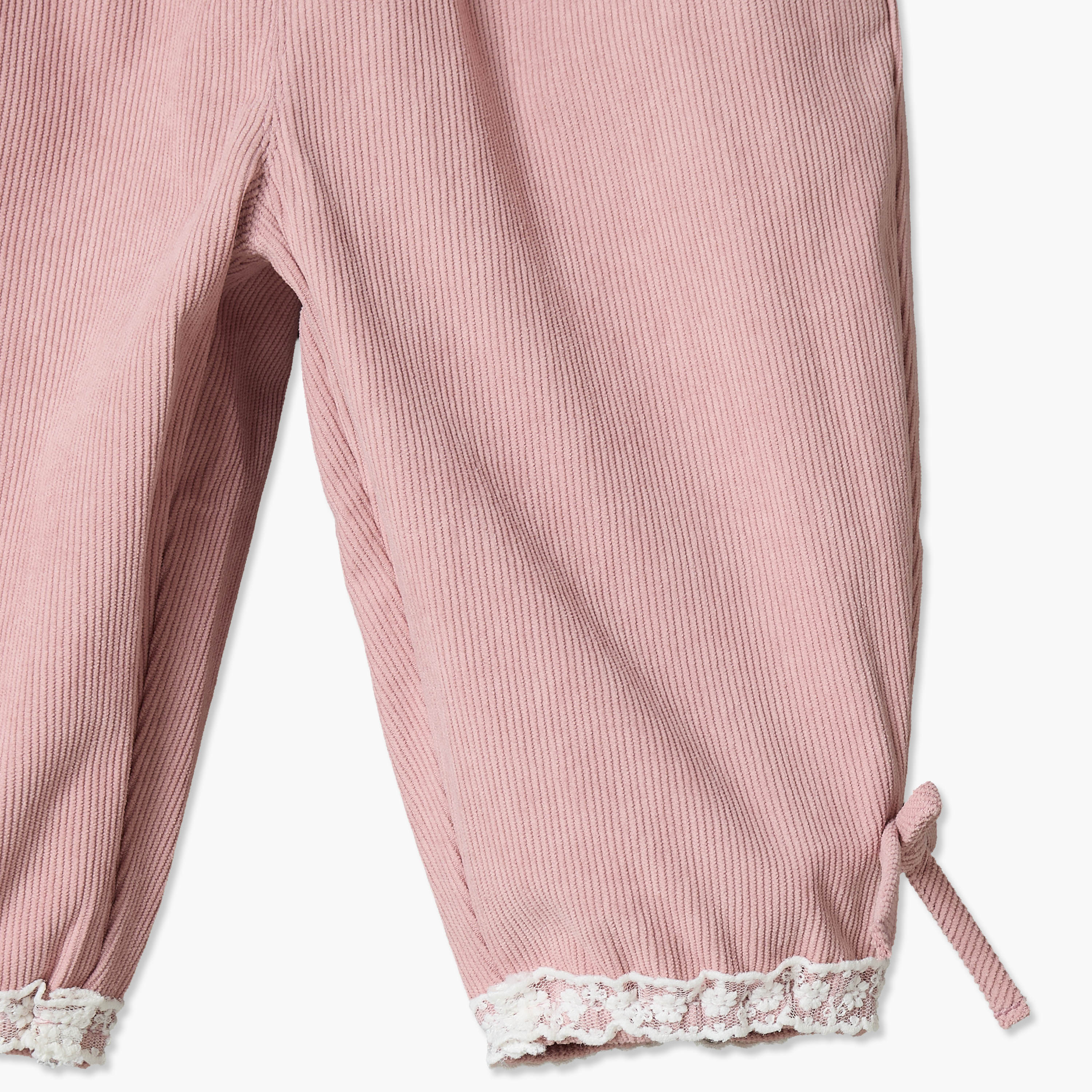 Giggles Trousers with Bow Accent, Elasticated Waist-baby-girls-clothing-bottoms-trousers-image-4