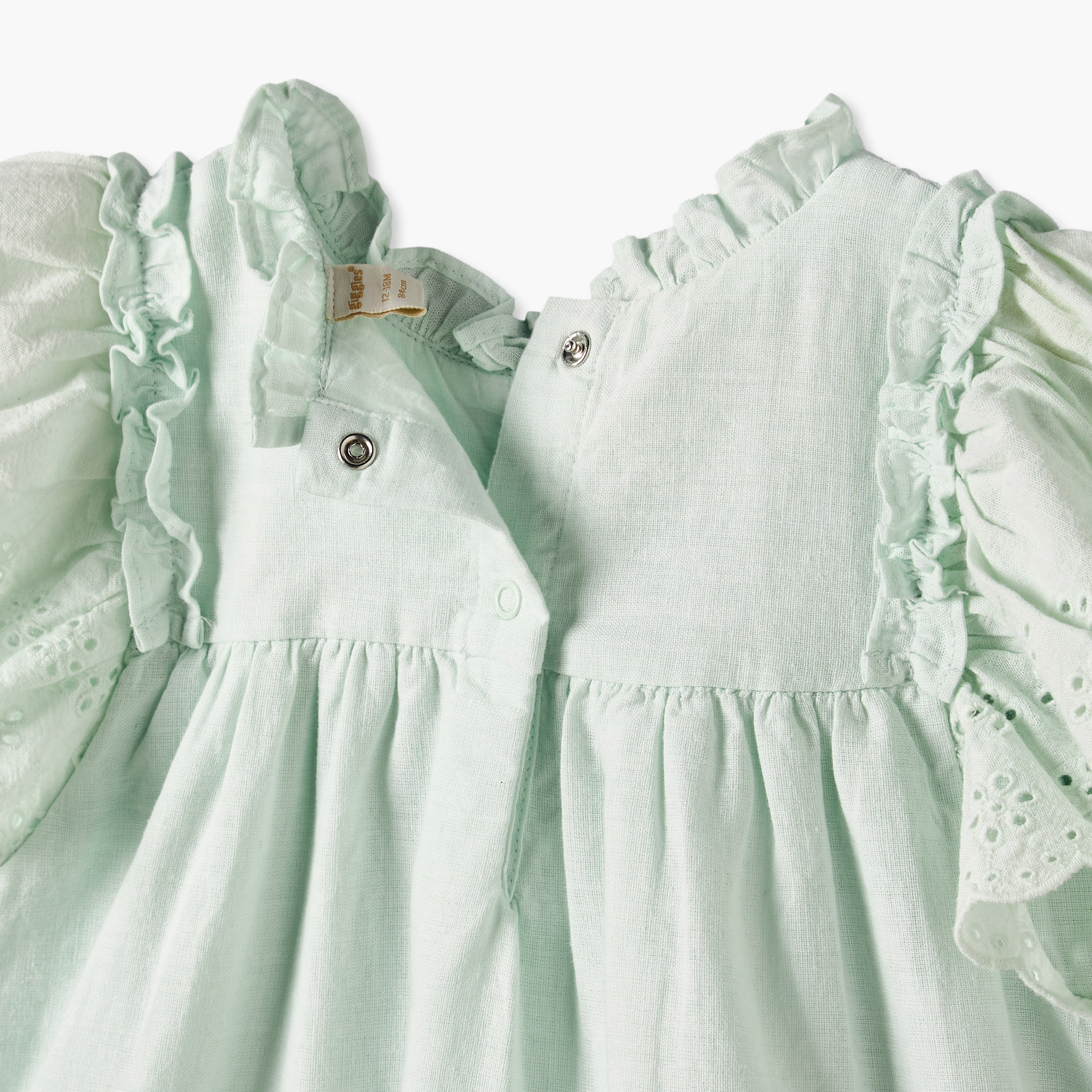 فستان قصير الأكمام يصل إلى الركبة بياقة وقصة مع عصابة رأس من جيجلز-baby-girls-clothing-dressesandjumpsuits-image-7