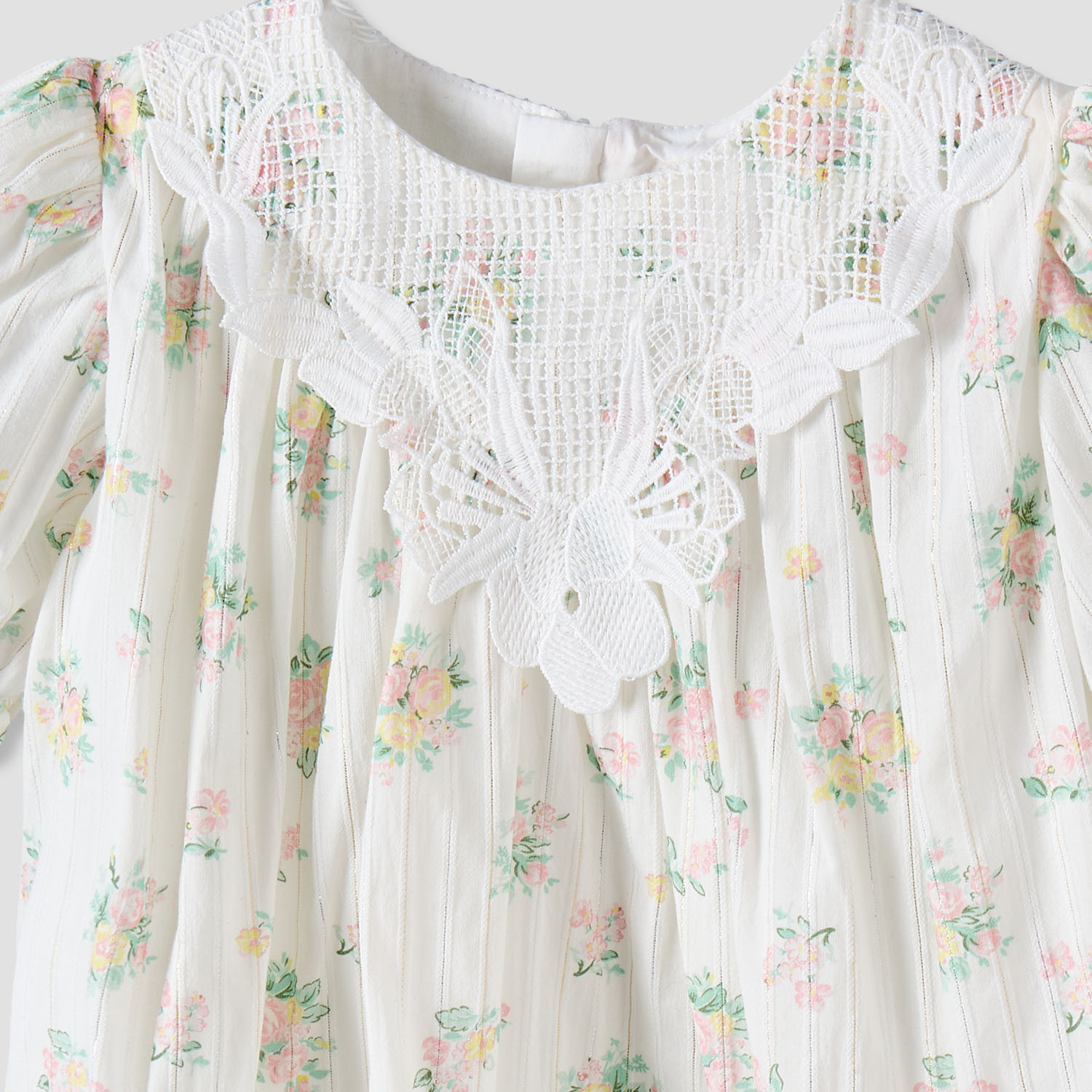 Giggles Round Neck Short Sleeves Knee Length A-line Dress with Headband-baby-girls-clothing-dressesandjumpsuits-image-7