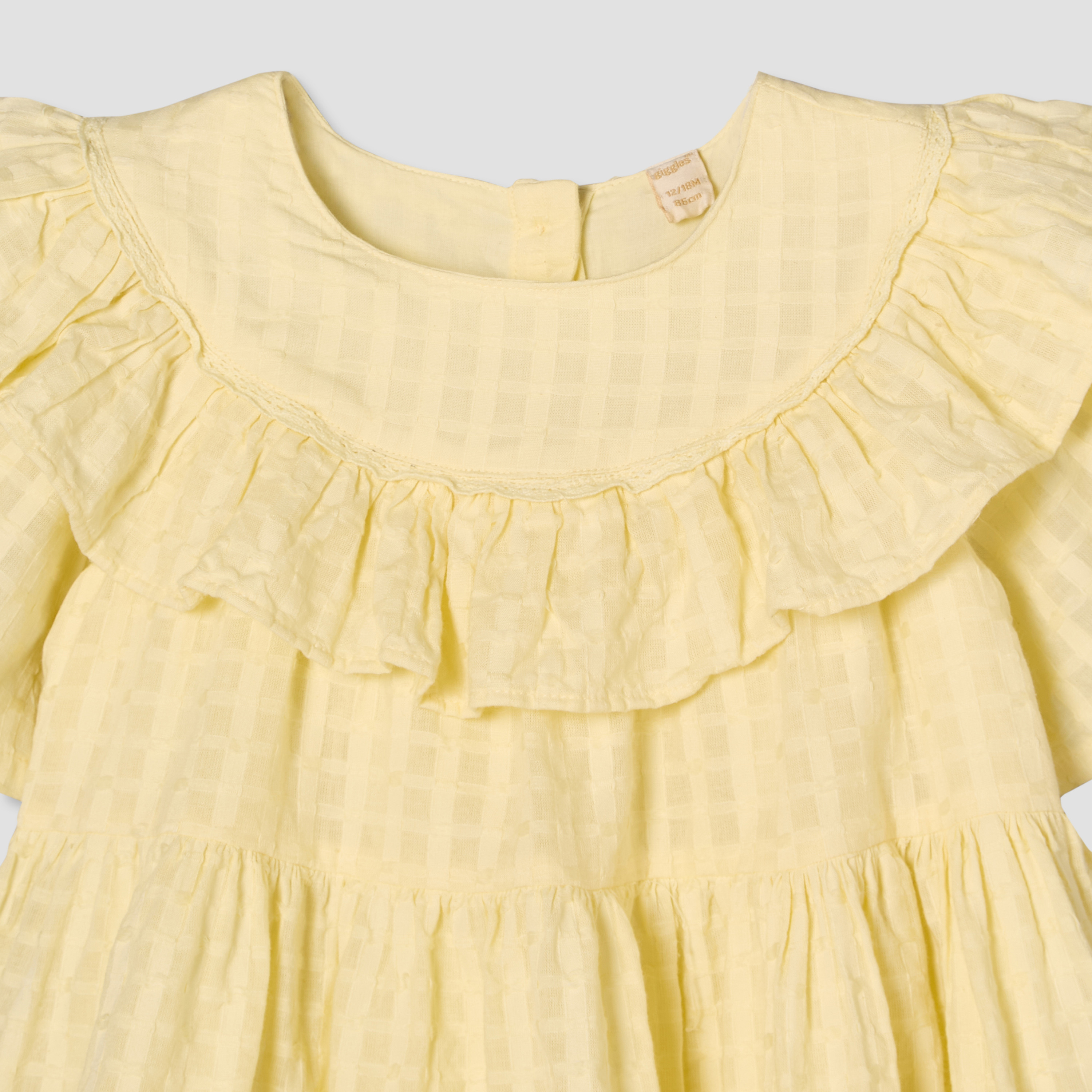 فستان قصير بياقة دائرية وأكمام قصيرة مع بنطلون داخلي (بلومرز) من جيجلز-baby-girls-clothing-dressesandjumpsuits-image-6
