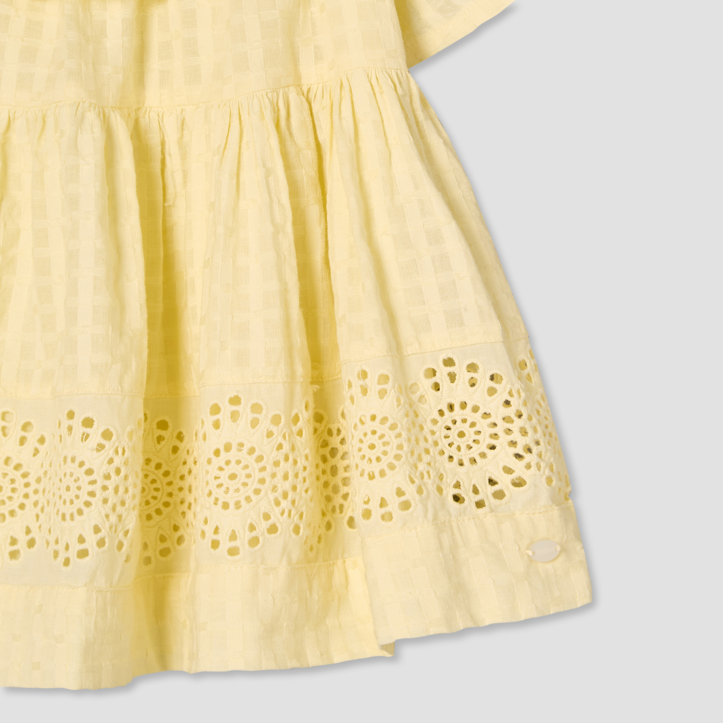 فستان قصير بياقة دائرية وأكمام قصيرة مع بنطلون داخلي (بلومرز) من جيجلز-baby-girls-clothing-dressesandjumpsuits-image-7