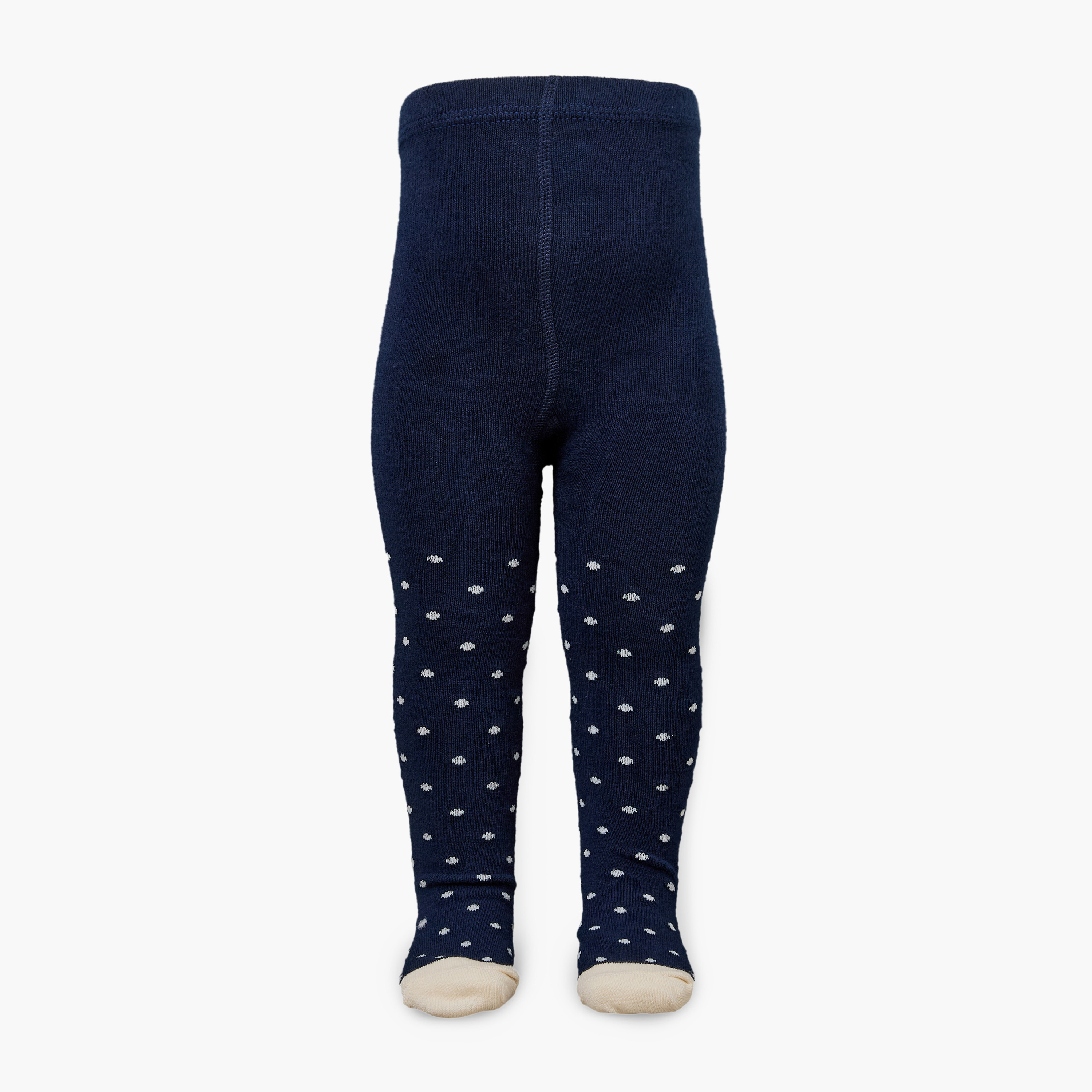 فستان بطول الركبة بياقة بيتر بان وأكمام طويلة مع جوارب طويلة من جيجلز-baby-girls-clothing-dressesandjumpsuits-image-10