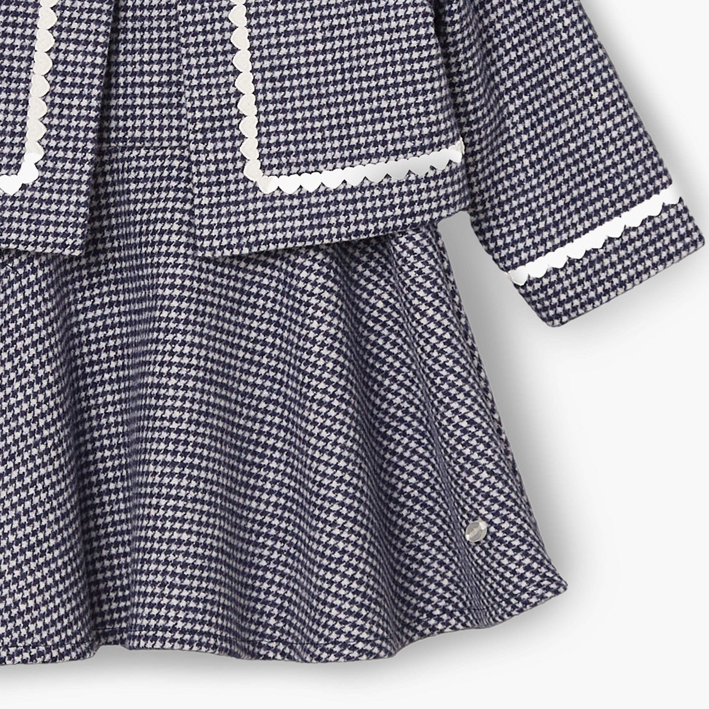 طقم فستان دون أكمام رقبة مستديرة وبطول الركبة مع جاكيت وجوارب كولون من جيجلز-baby-girls-clothing-dressesandjumpsuits-image-9