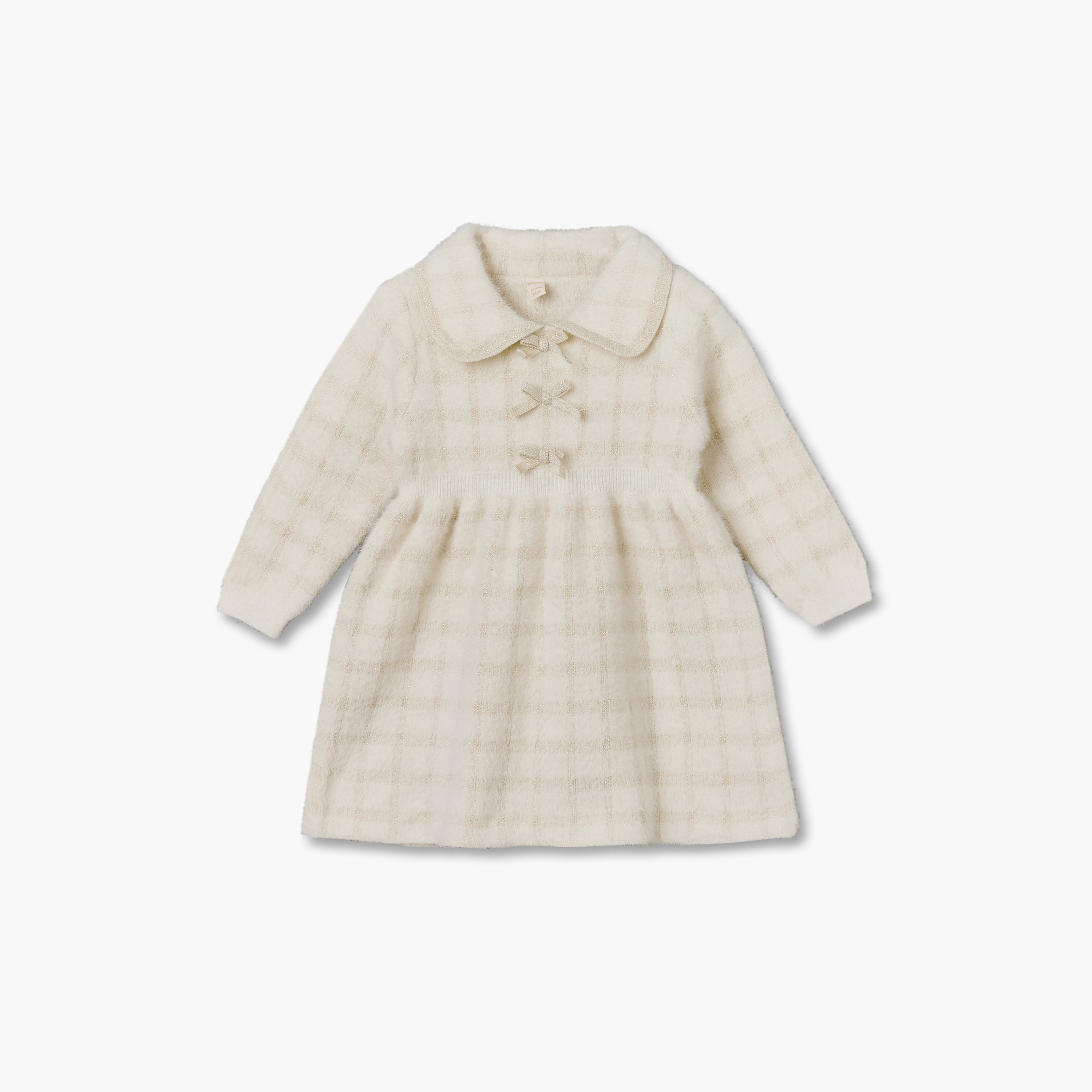فستان إيه لاين بطول الركبة وياقة وأكمام طويلة مع كولون من جيجلز-baby-girls-clothing-dressesandjumpsuits-image-4