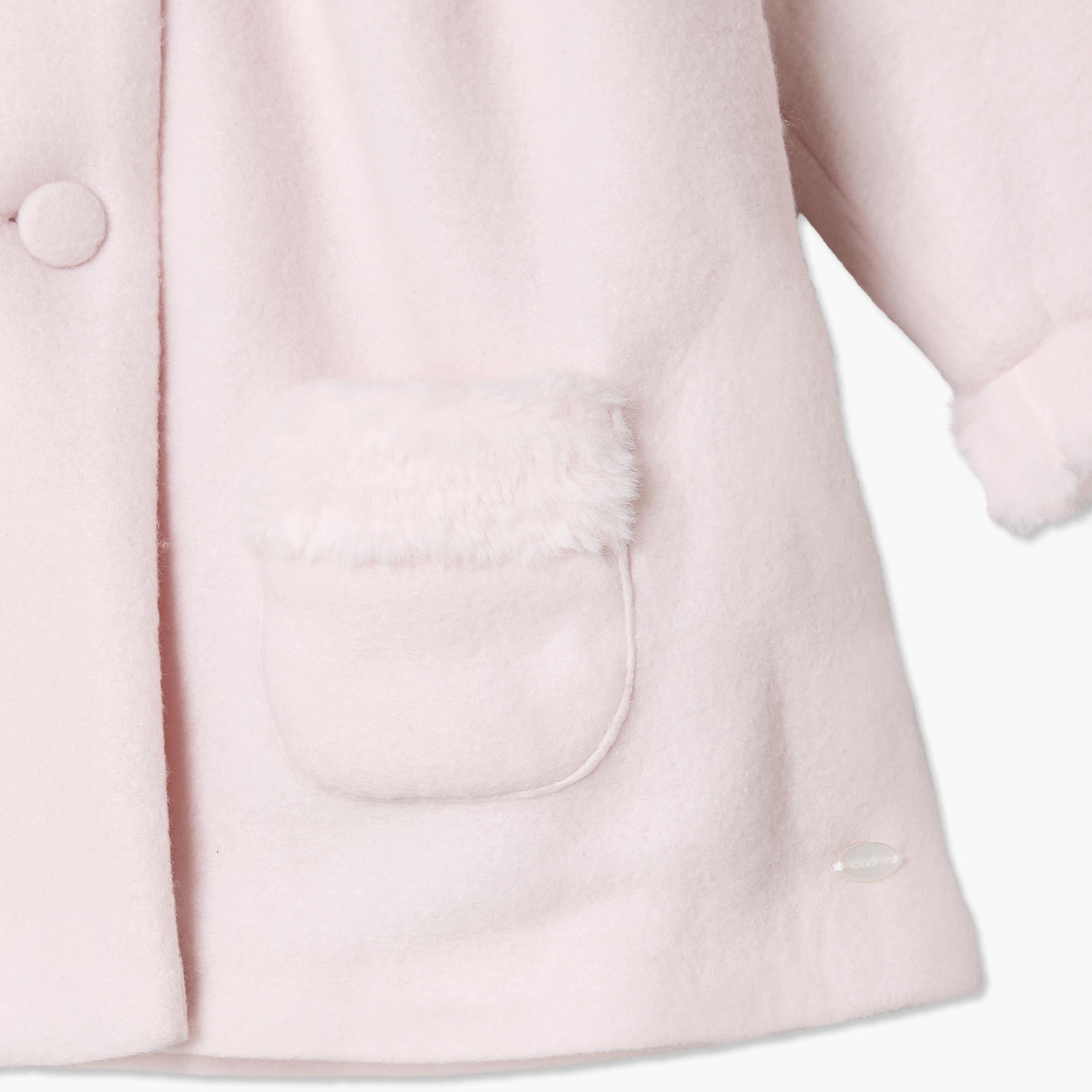 Giggles Hooded Jacket with Button Closure-baby-girls-clothing-winterwear-jacketsandcoats-image-6
