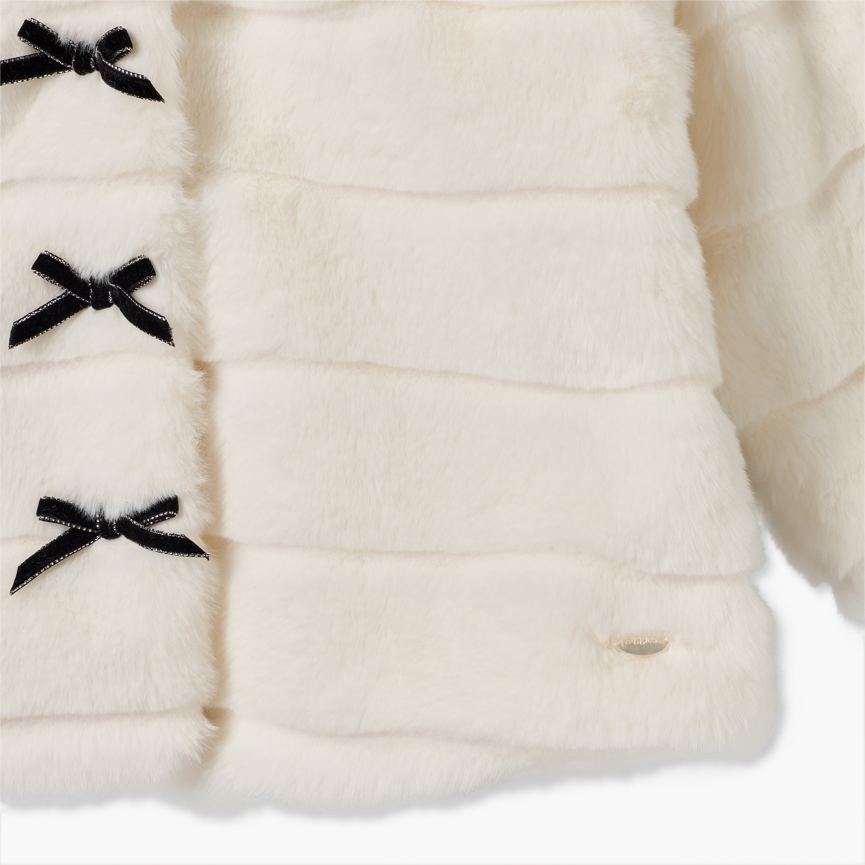 Giggles Plush Jacket with Snap Button Closure-baby-girls-clothing-winterwear-jacketsandcoats-image-5