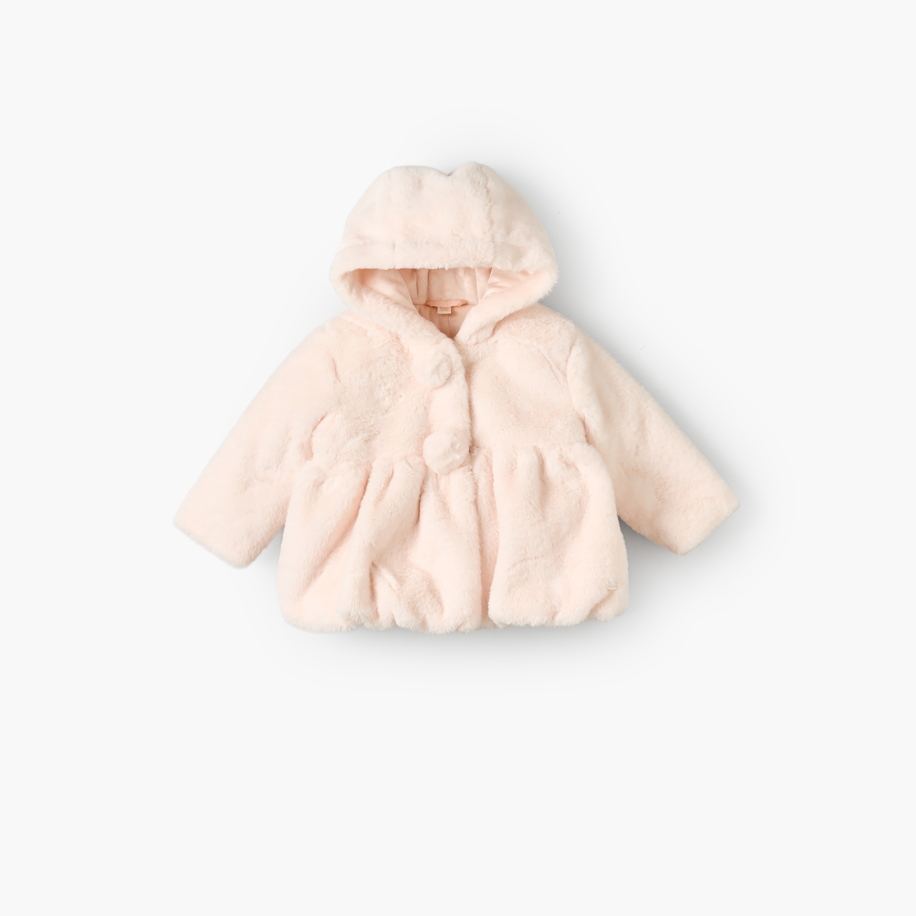 Giggles Plush Jacket with Hood-baby-girls-clothing-winterwear-jacketsandcoats-image-1