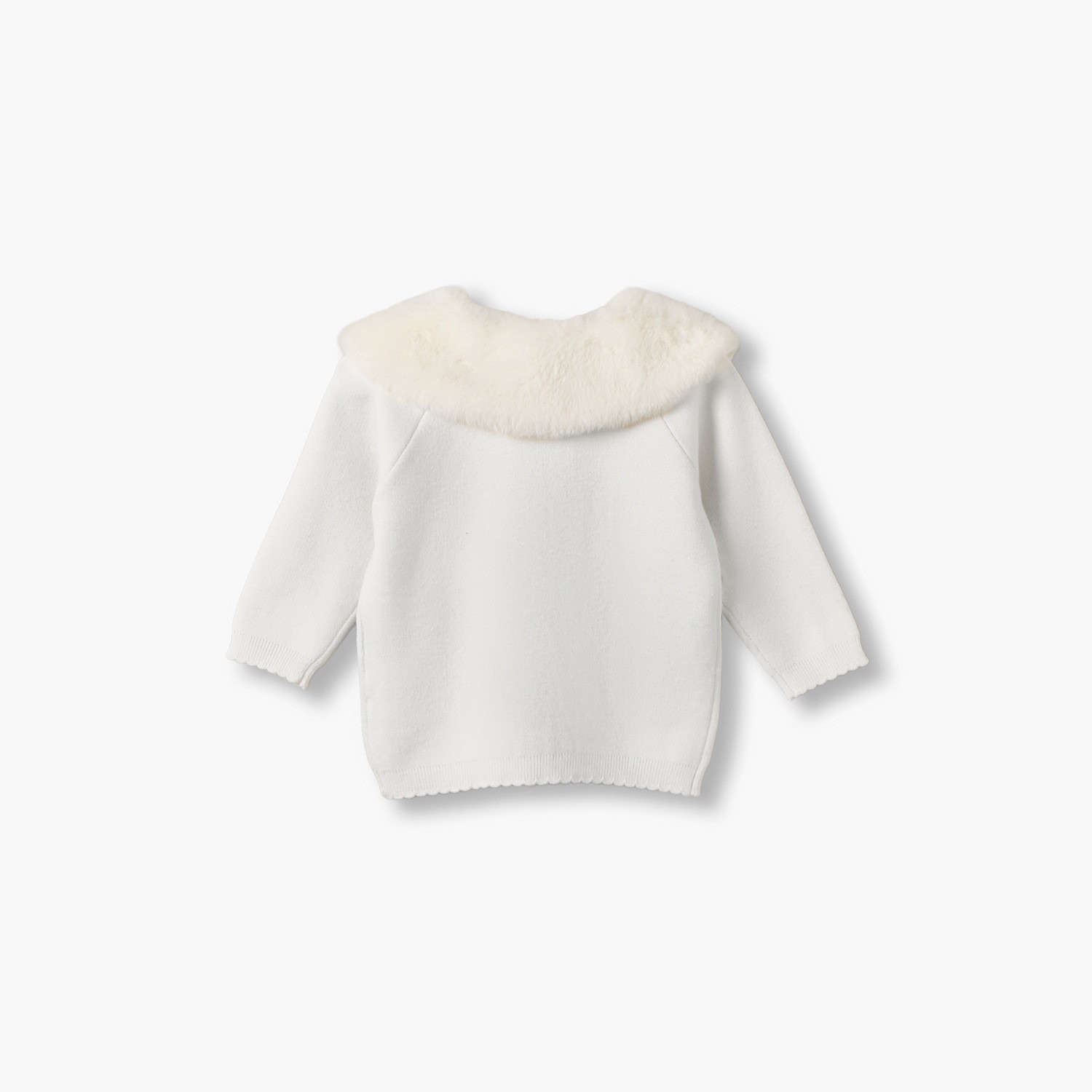كارديجان بياقة عادية وفرو صناعي من جيجلز-baby-girls-clothing-jumpersandcardigans-image-3