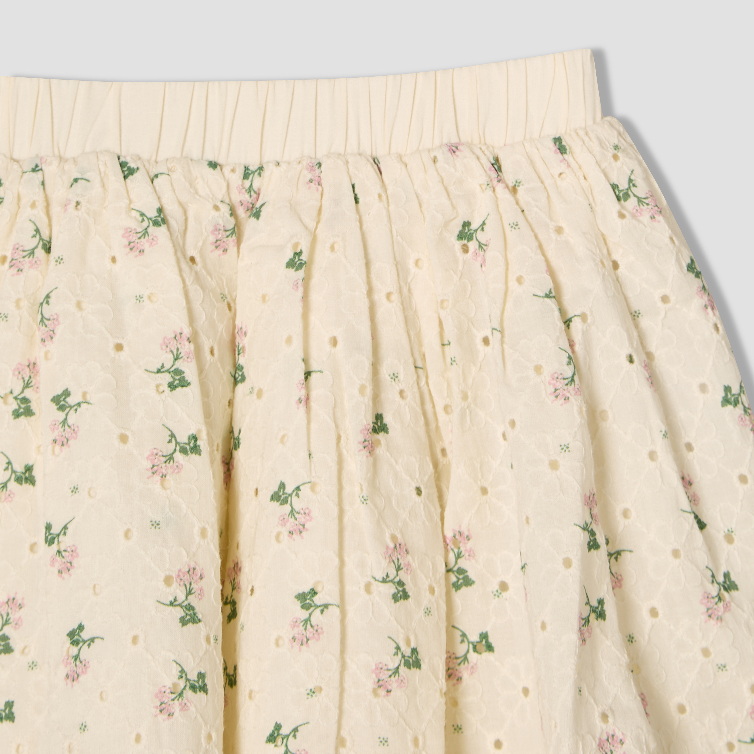 Giggles Collared Short Sleeves Shirt and Skirt Set with Floral Print-baby-girls-clothing-setsandcoords-image-8