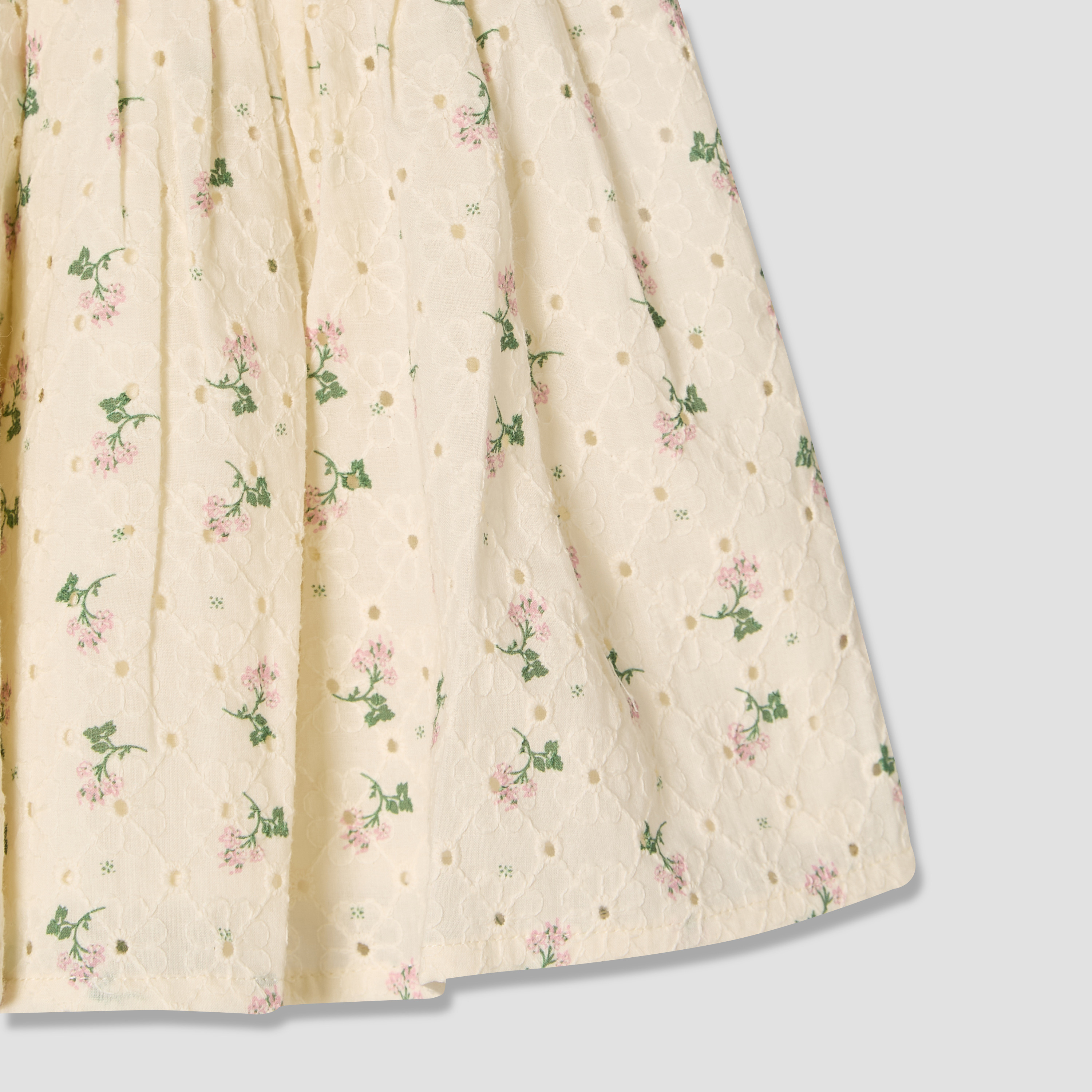 Giggles Collared Short Sleeves Shirt and Skirt Set with Floral Print-baby-girls-clothing-setsandcoords-image-9