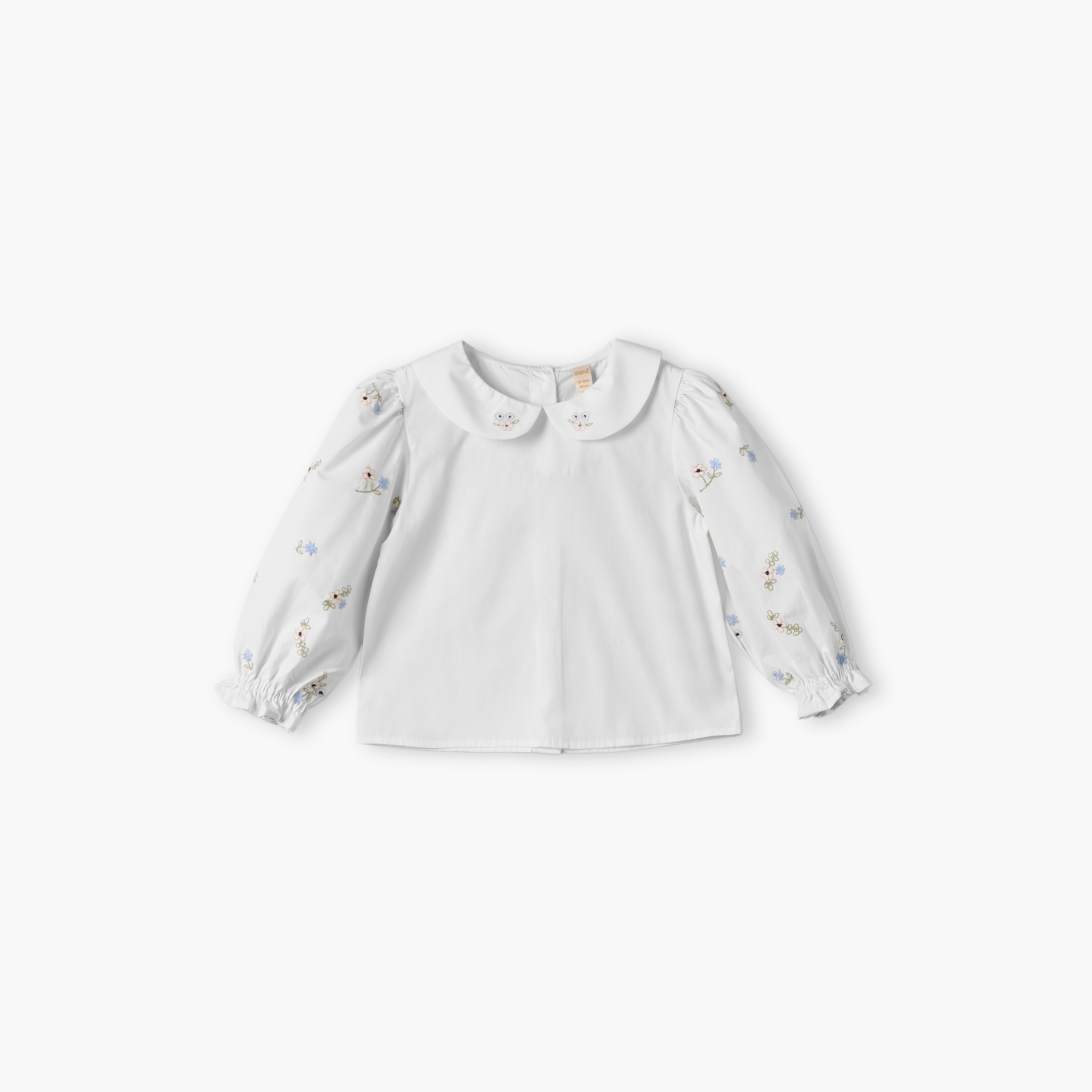 Giggles Peter Pan Collar Long Sleeves Top and Pinafore Set with Tights-baby-girls-clothing-setsandcoords-image-5
