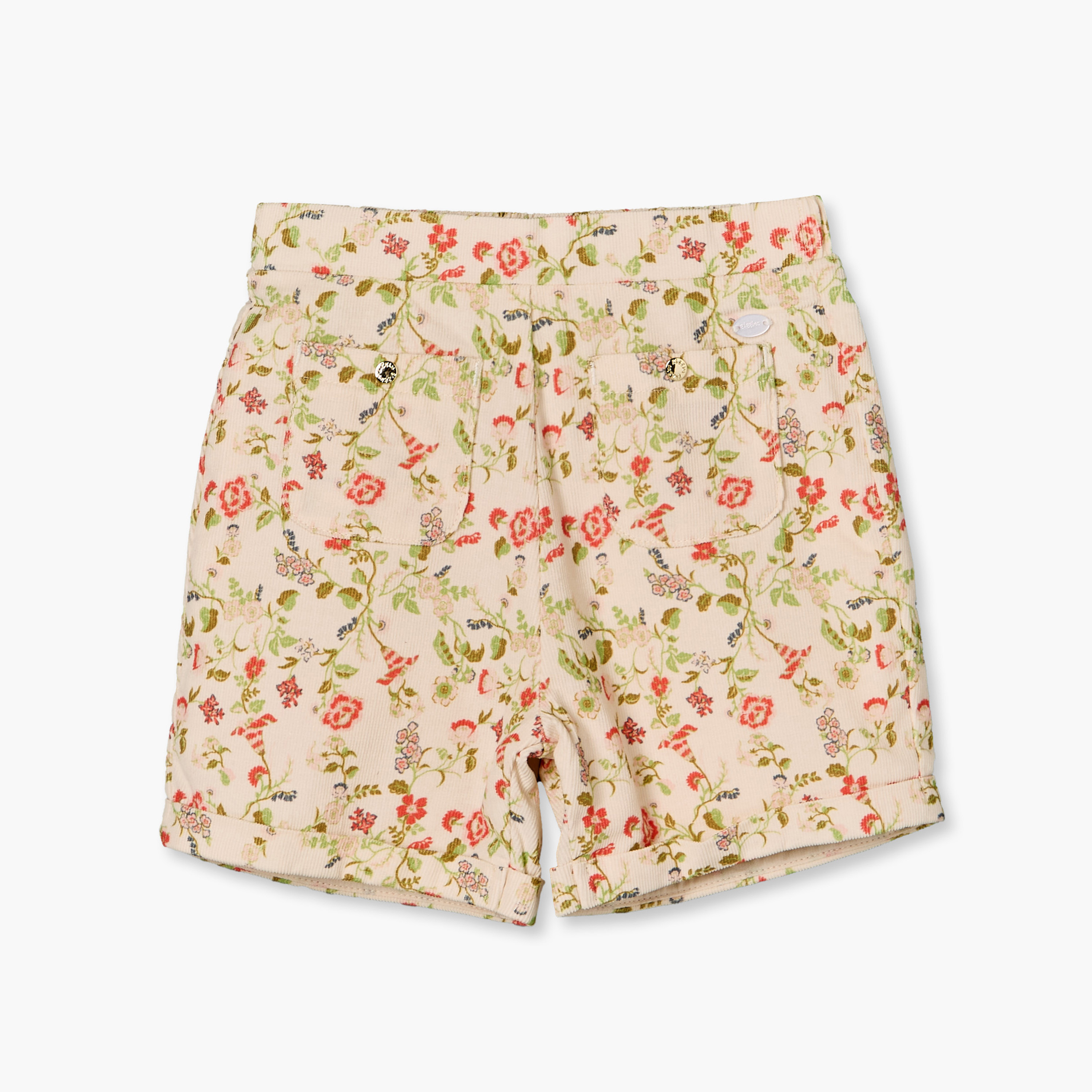 طقم من 3 - كنزة بياقة مستديرة وأكمام طويلة وشورت بطبعات من جيجلز-baby-girls-clothing-setsandcoords-image-5