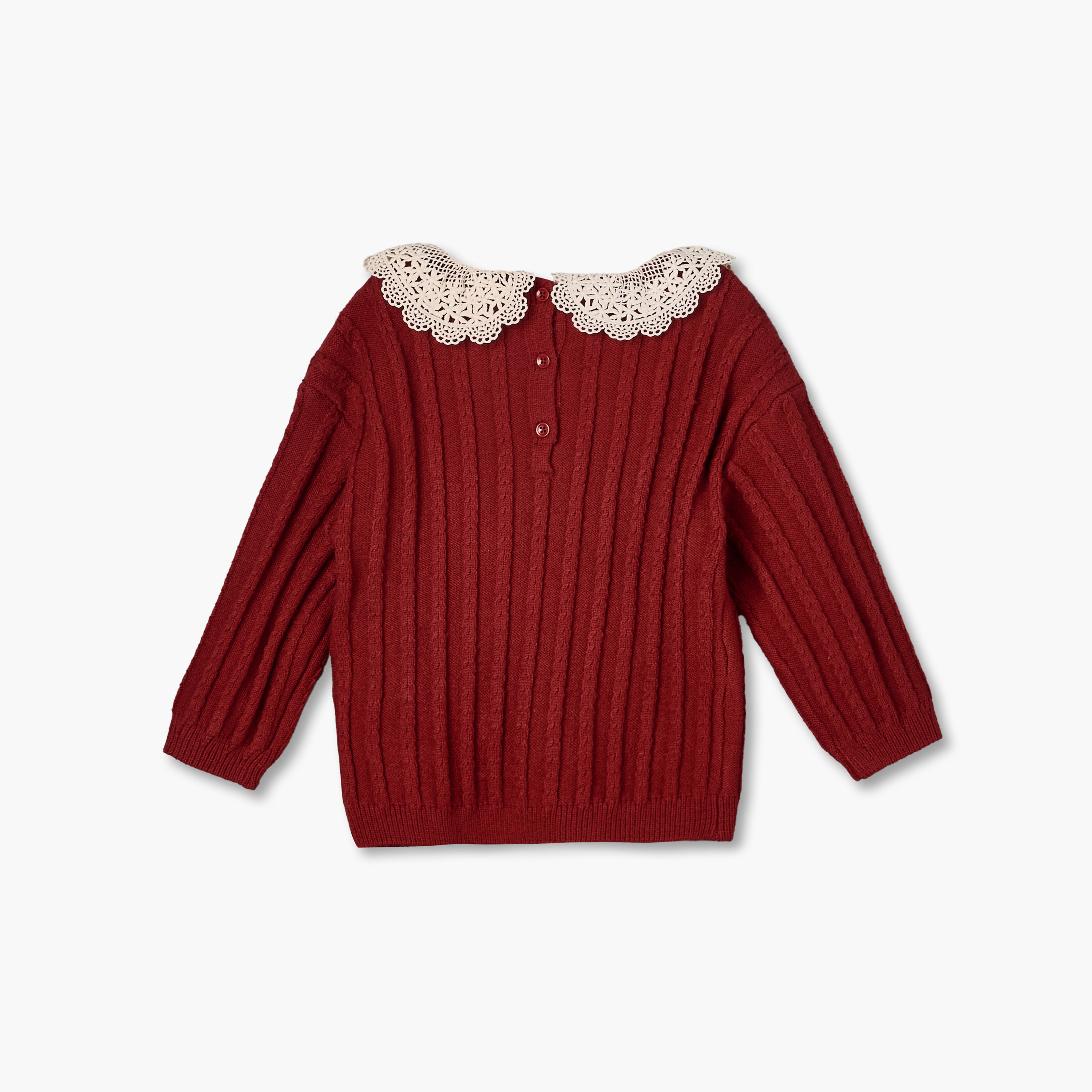 طقم من 3 - كنزة بياقة مستديرة وأكمام طويلة وشورت بطبعات من جيجلز-baby-girls-clothing-setsandcoords-image-7