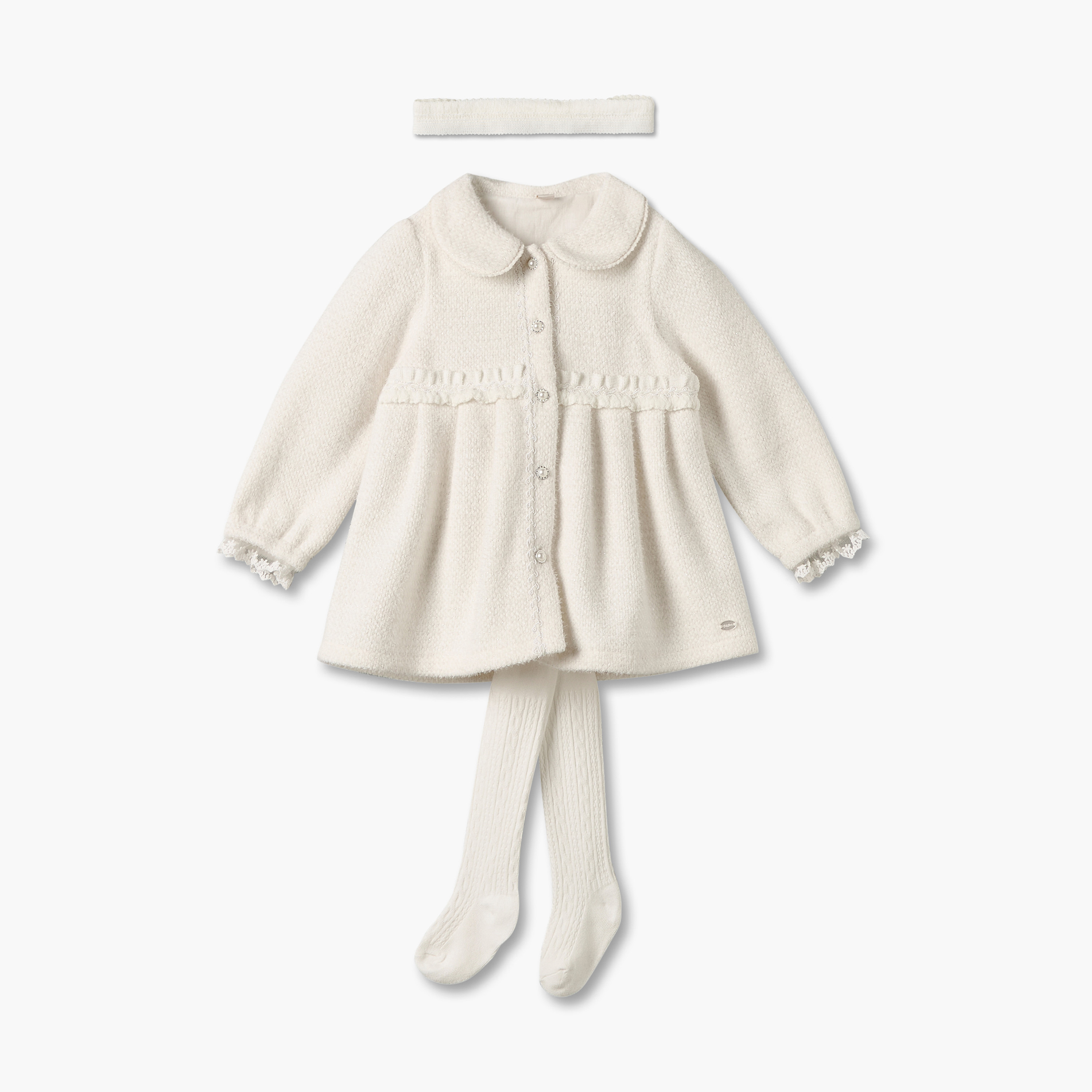 Giggles Collared Long Sleeves Top and Tights Set with Hairband-baby-girls-clothing-setsandcoords-image-2