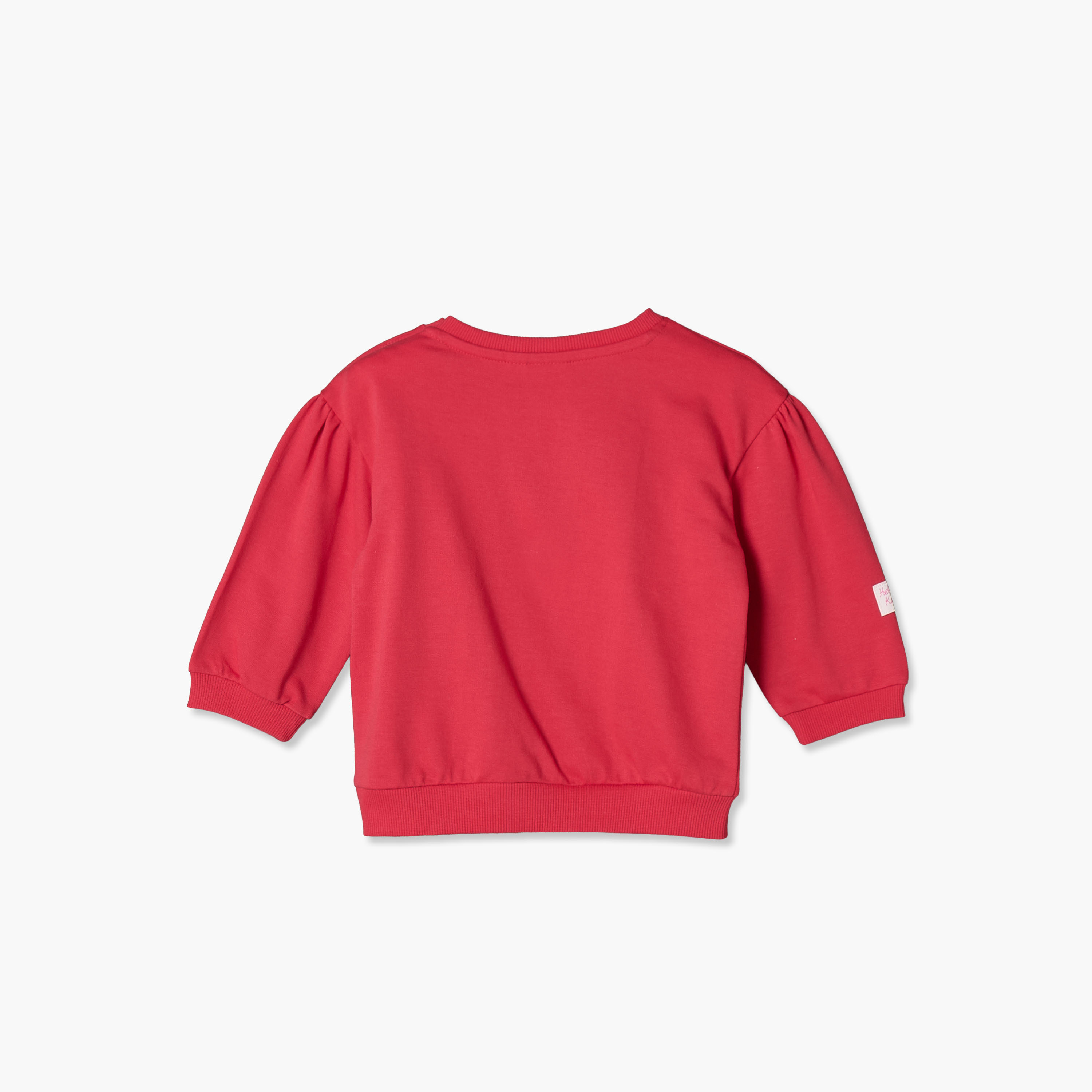 Sanrio Hello Kitty Print Sweatshirt with Long Sleeves-baby-girls-clothing-winterwear-sweatshirts-image-2