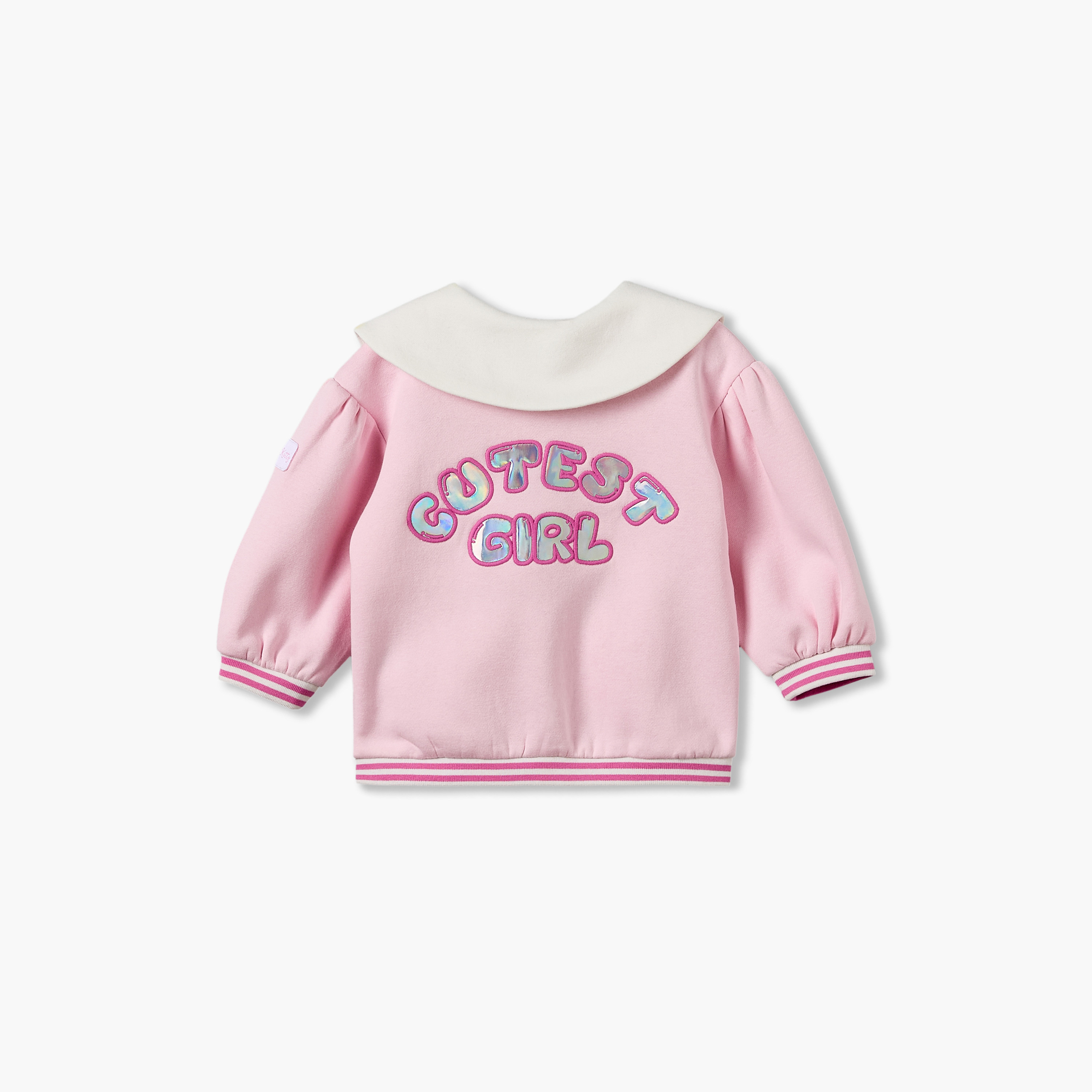 Sanrio Hello Kitty Accent Jacket with Long Sleeves-baby-girls-clothing-winterwear-jacketsandcoats-image-3
