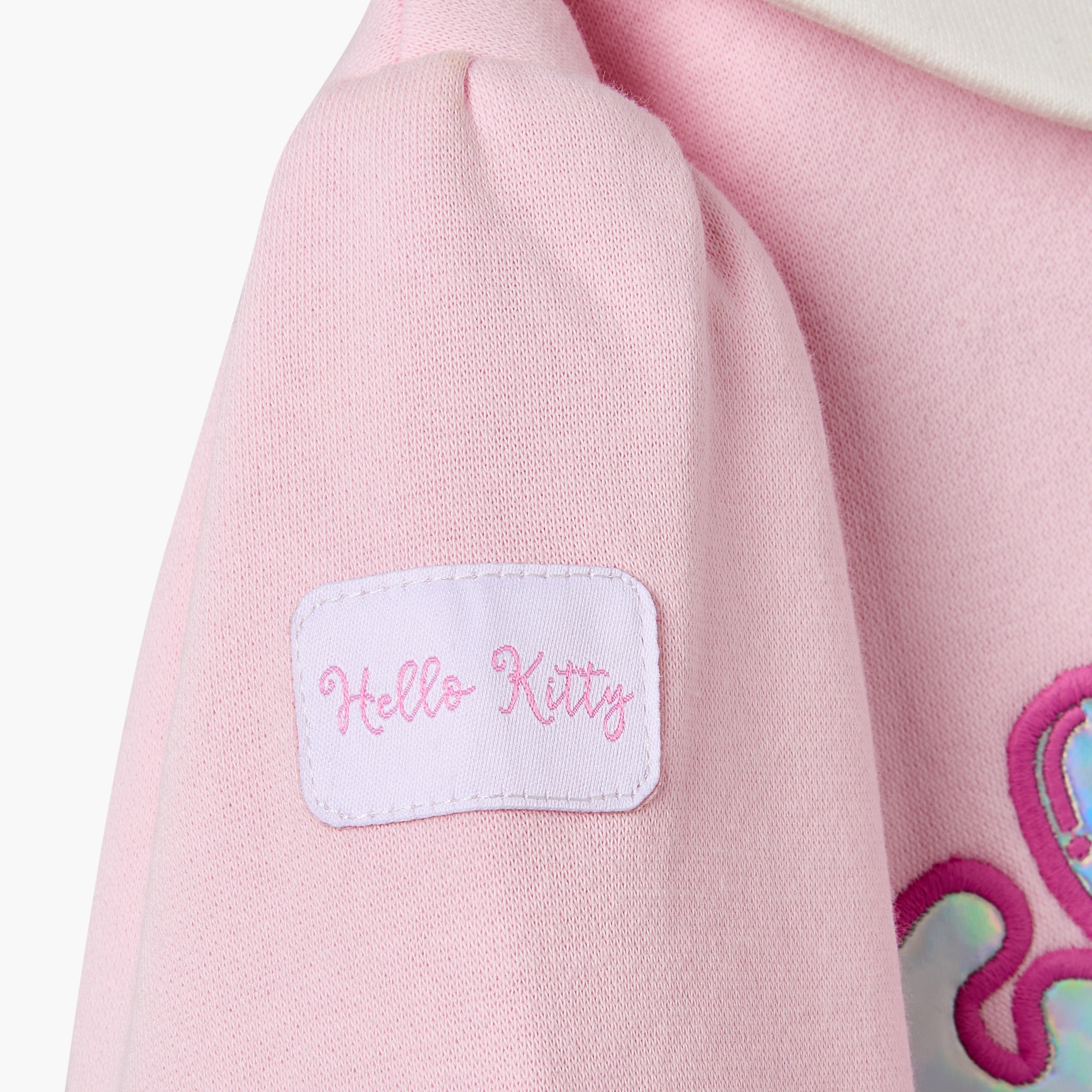 Sanrio Hello Kitty Accent Jacket with Long Sleeves-baby-girls-clothing-winterwear-jacketsandcoats-image-7