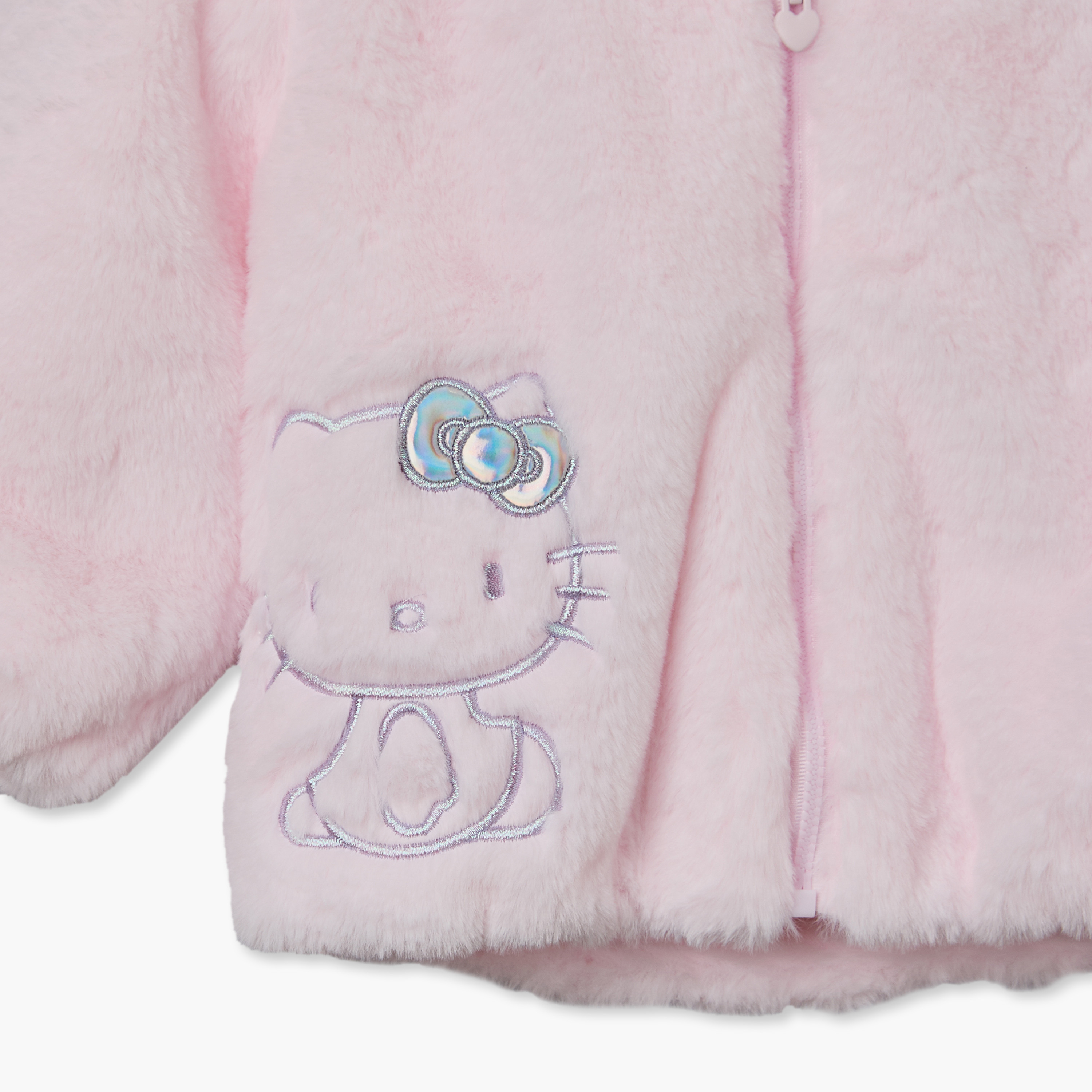 سويت شيرت بأكمام طويلة وتطريز هالو كيتي من سانريو-baby-girls-clothing-winterwear-sweatshirts-image-5