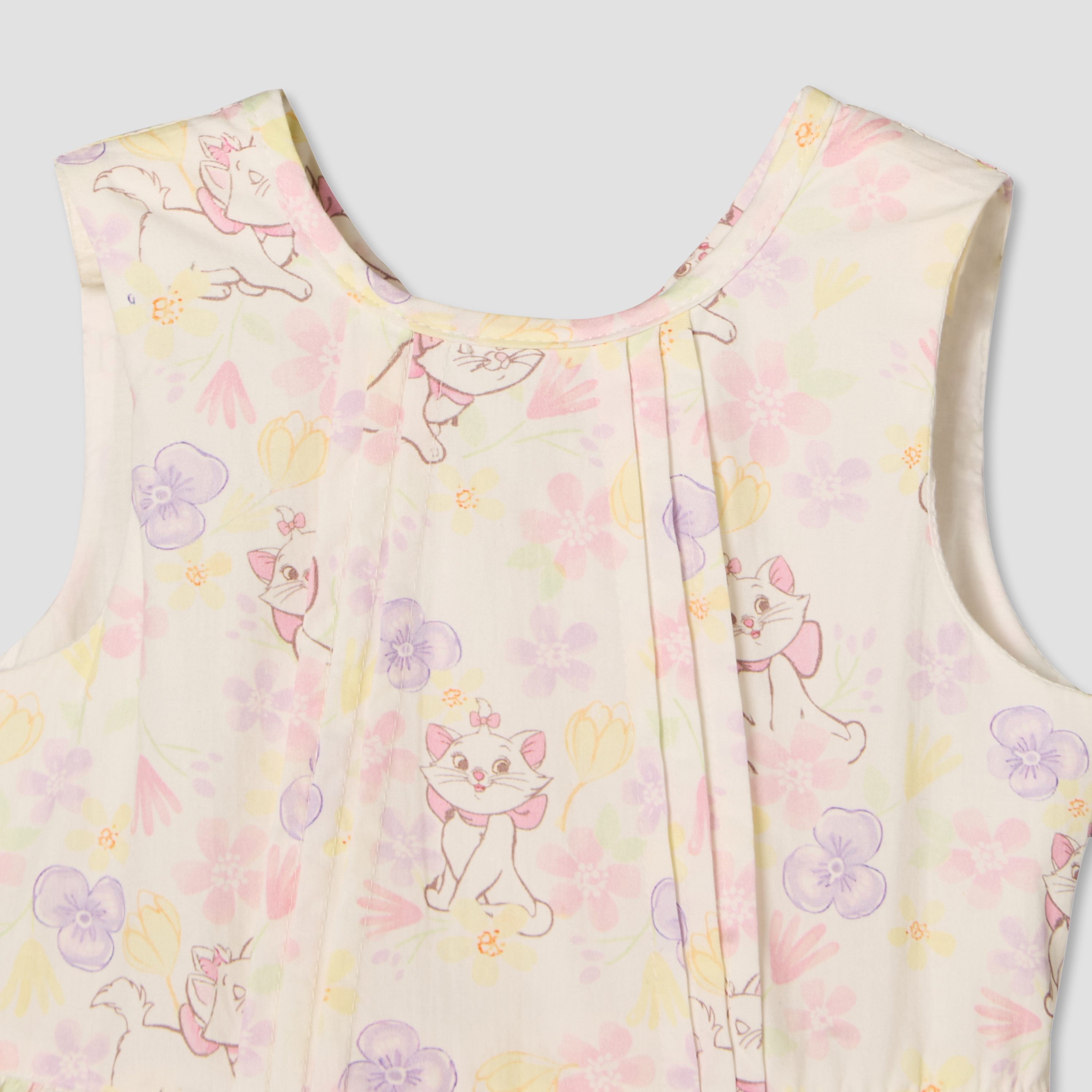 فستان قصير بدون أكمام بياقة دائرية وطول الركبة مع رباط رأس من ديزني-baby-girls-clothing-dressesandjumpsuits-image-5