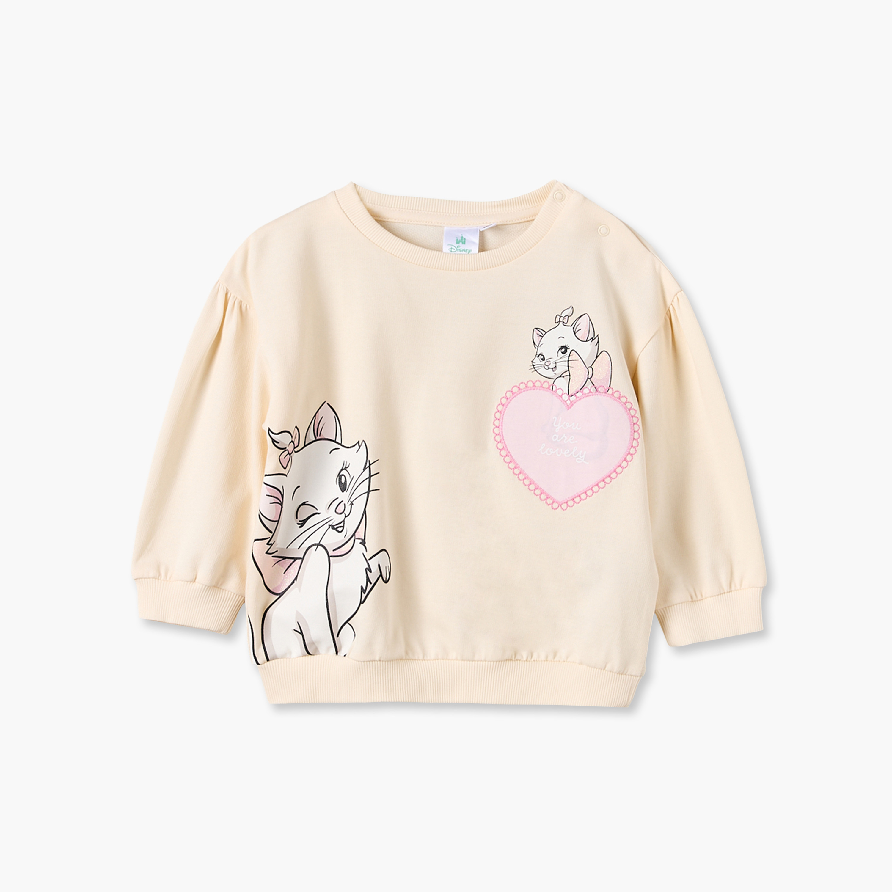 سويت شيرت بأكمام طويلة وطبعات ماري من ديزني-baby-girls-clothing-winterwear-sweatshirts-image-2