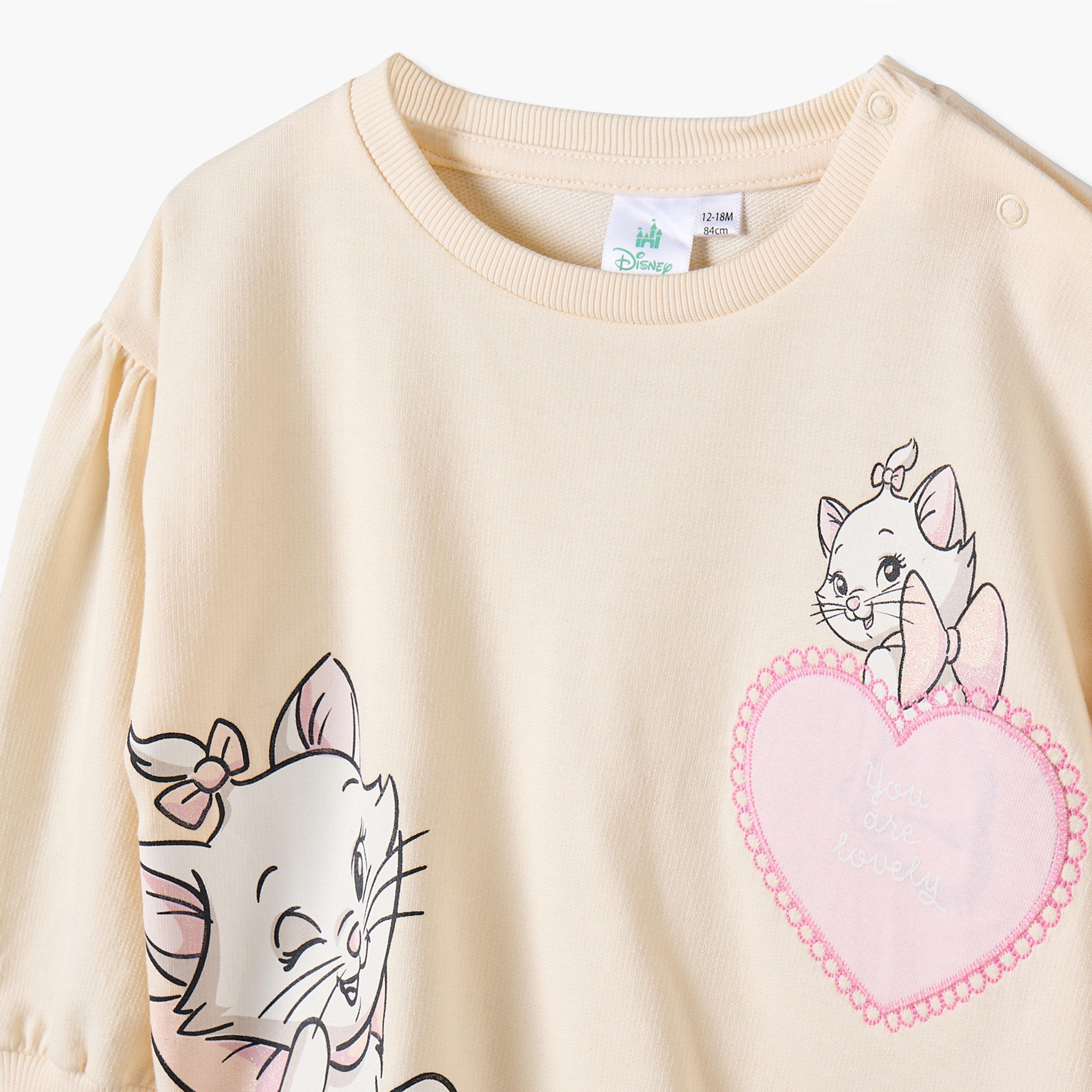 سويت شيرت بأكمام طويلة وطبعات ماري من ديزني-baby-girls-clothing-winterwear-sweatshirts-image-4