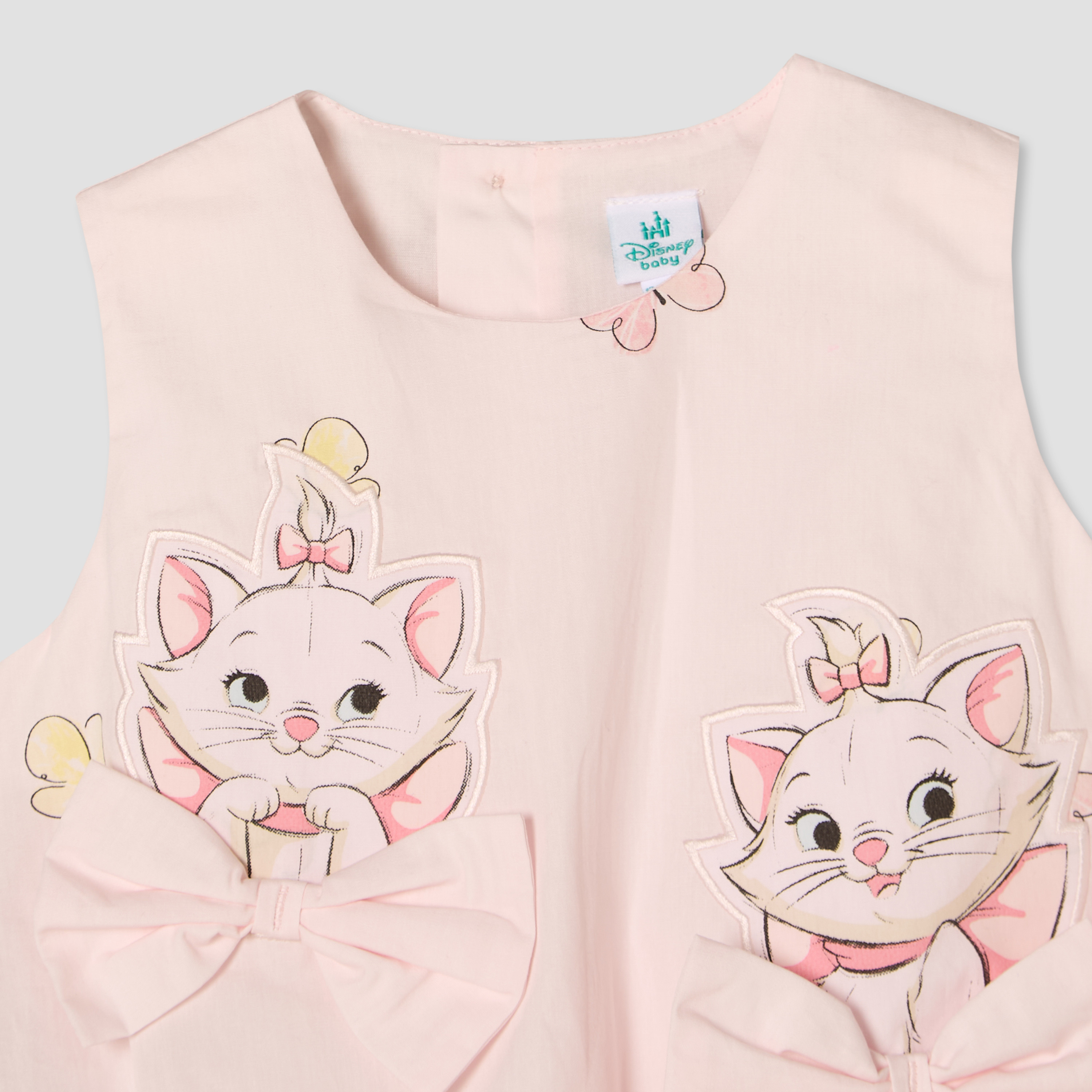 Disney Round Neck Sleeveless Top and Shorts Set with Marie Print-baby-girls-clothing-setsandcoords-image-6