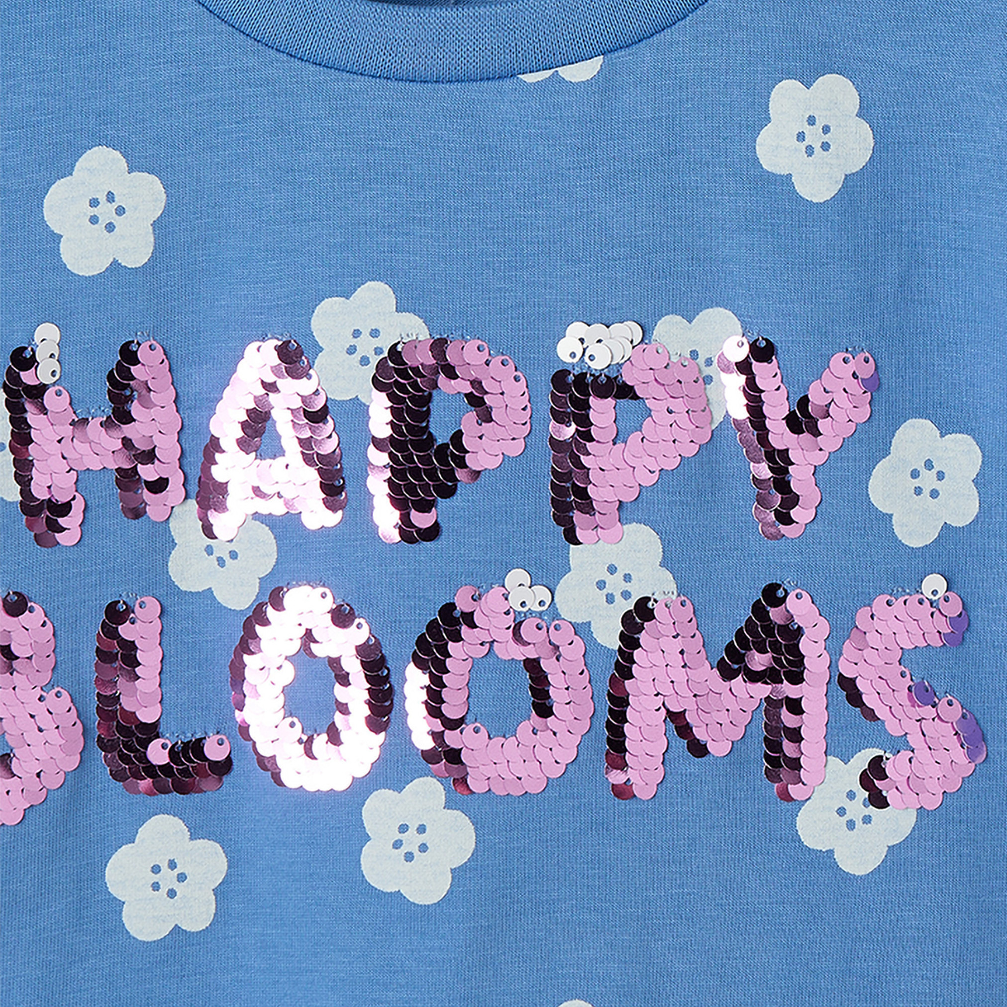 Juniors Crew Neck Short Sleeves T-shirt with Embellishment-girls-clothing-tshirts-image-4
