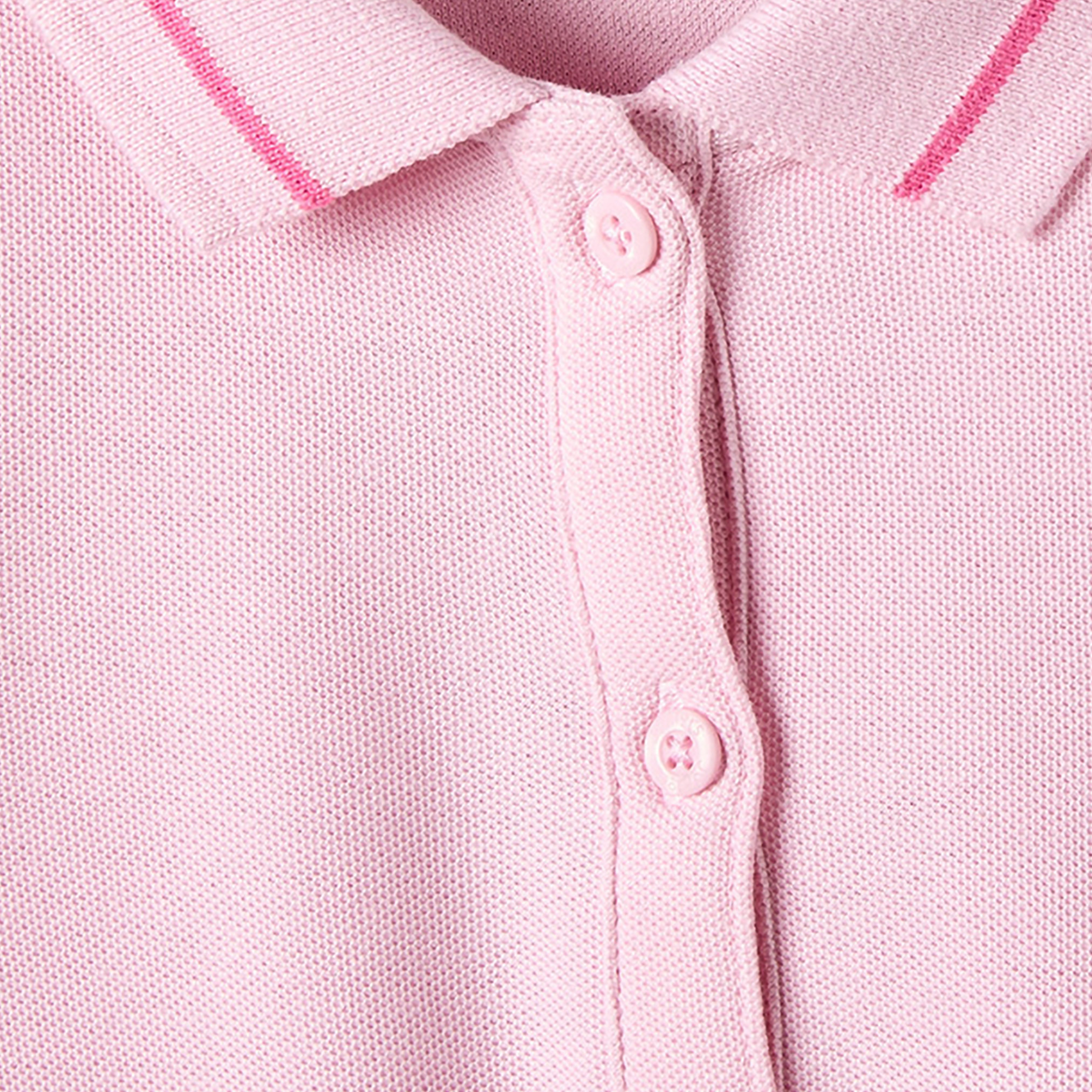 Juniors Polo Neck Short Sleeves T-shirt-girls-clothing-tshirts-image-4