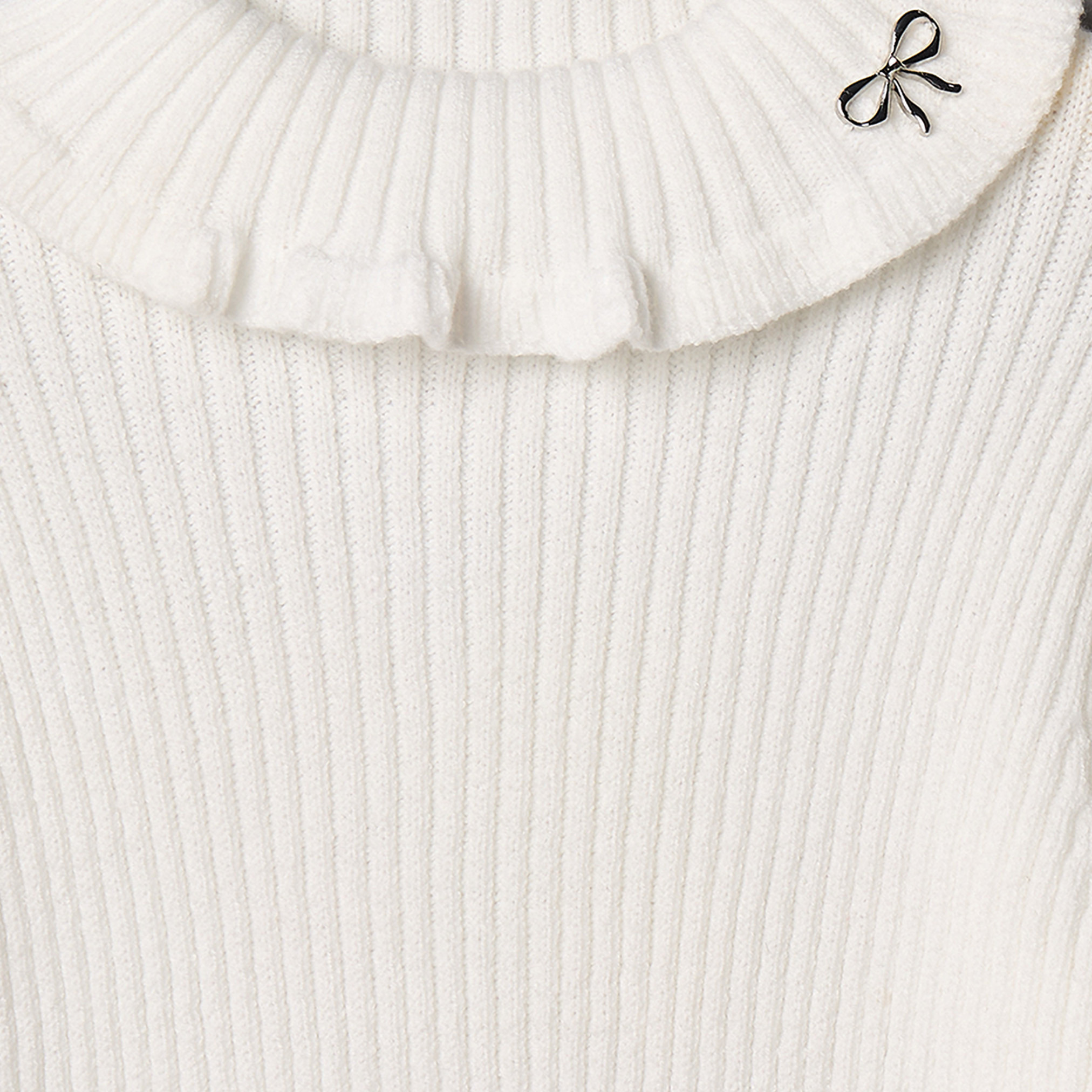 Juniors Ruffle Neck Sweater with Balloon Sleeves-girls-clothing-jumpersandcardigans-image-4