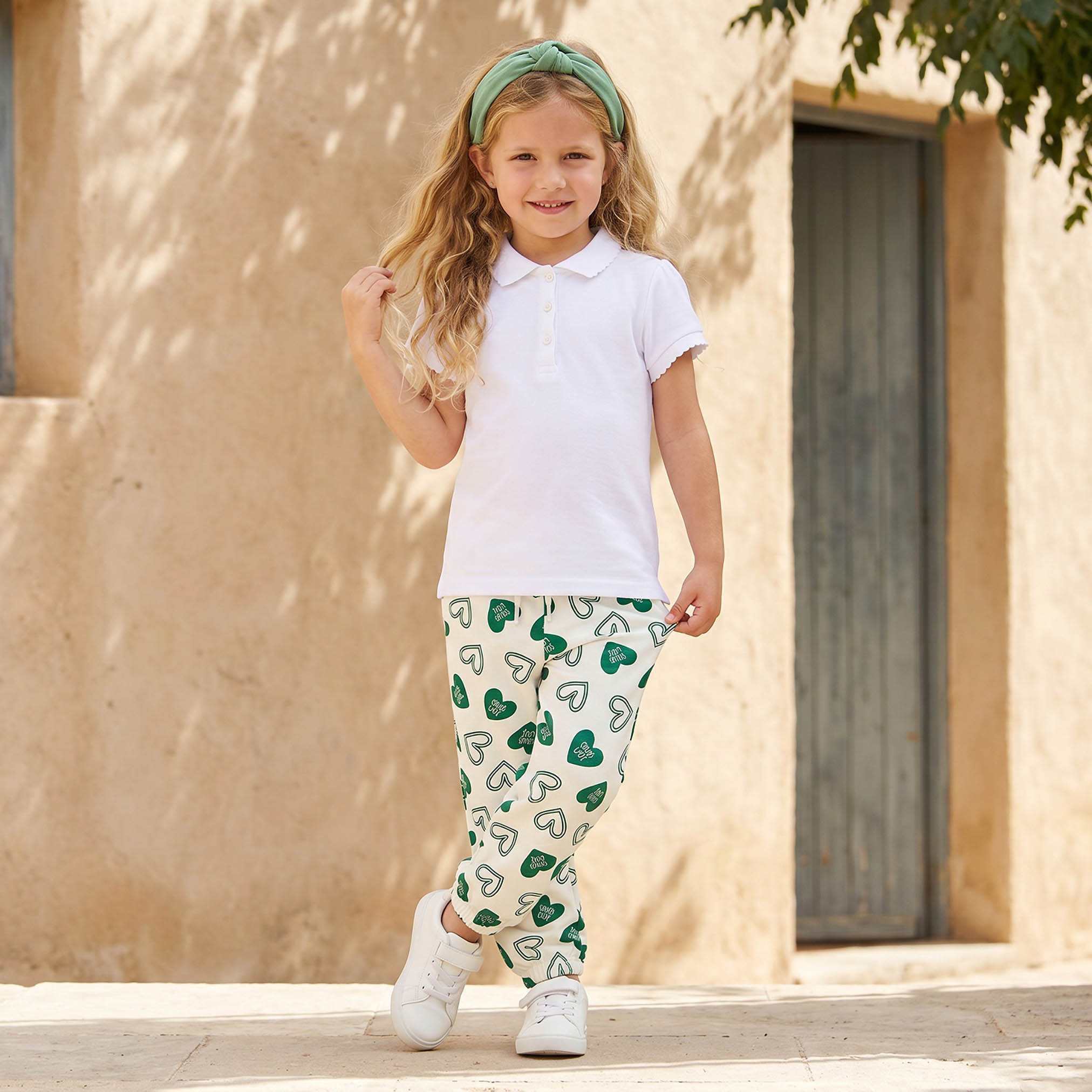 بنطلون رياضي بطبعات ورباط خصر من جونيورز-baby-girls-clothing-bottoms-joggersandtrackpants-image-5