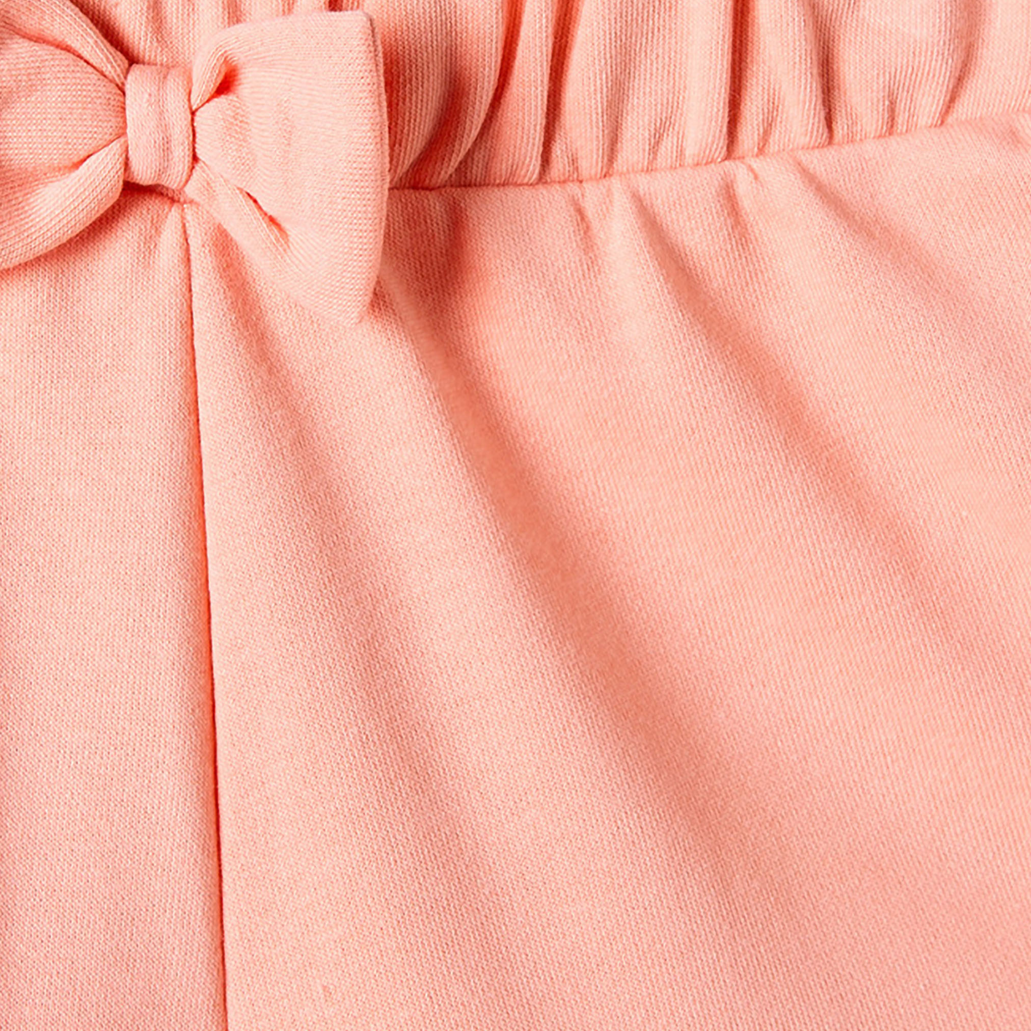 Juniors Knee Length Elasticated Waist Shorts with Ruffle Trim-baby-girls-clothing-bottoms-shorts-image-5