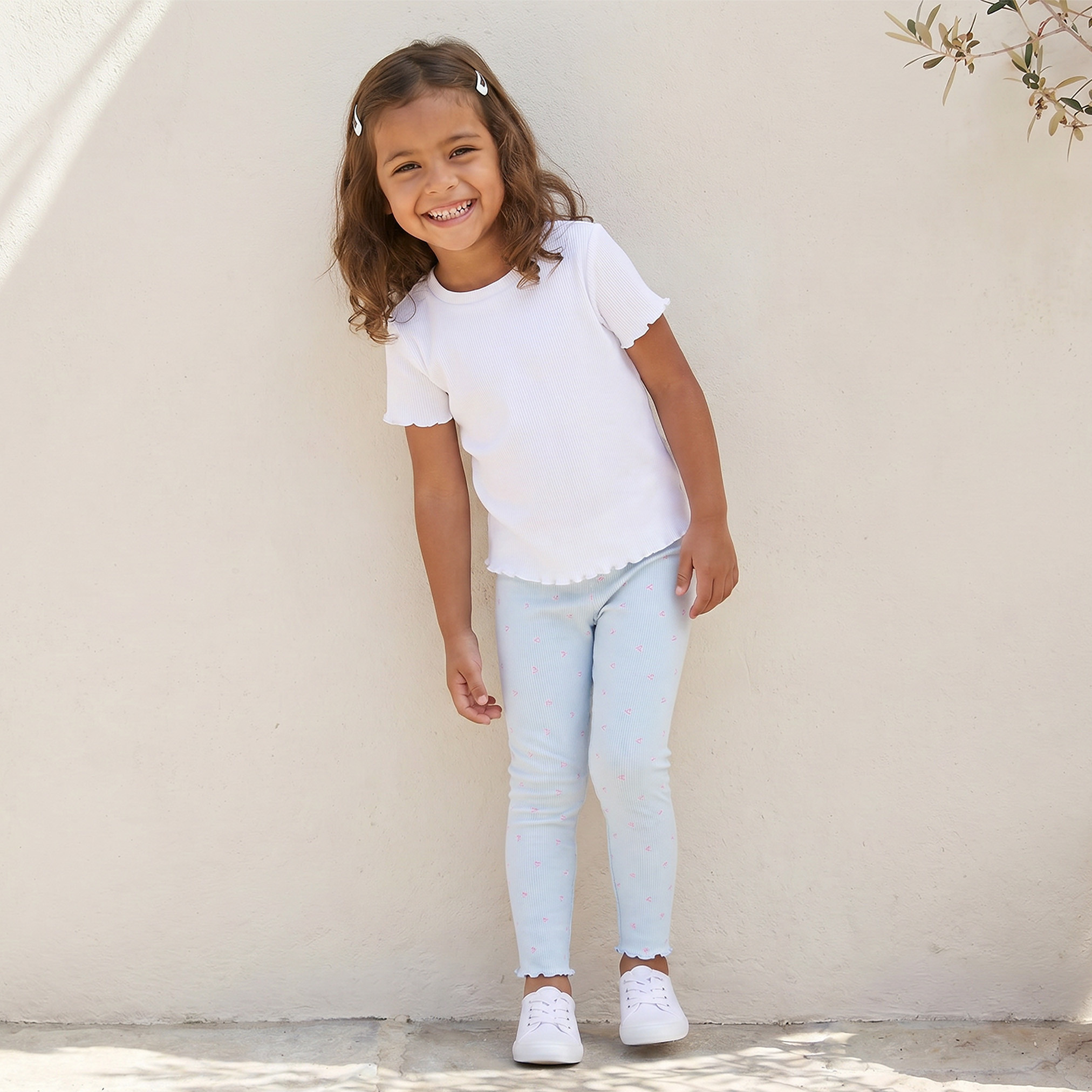 Juniors Leggings with Butterfly Print-baby-girls-clothing-bottoms-leggings-image-5