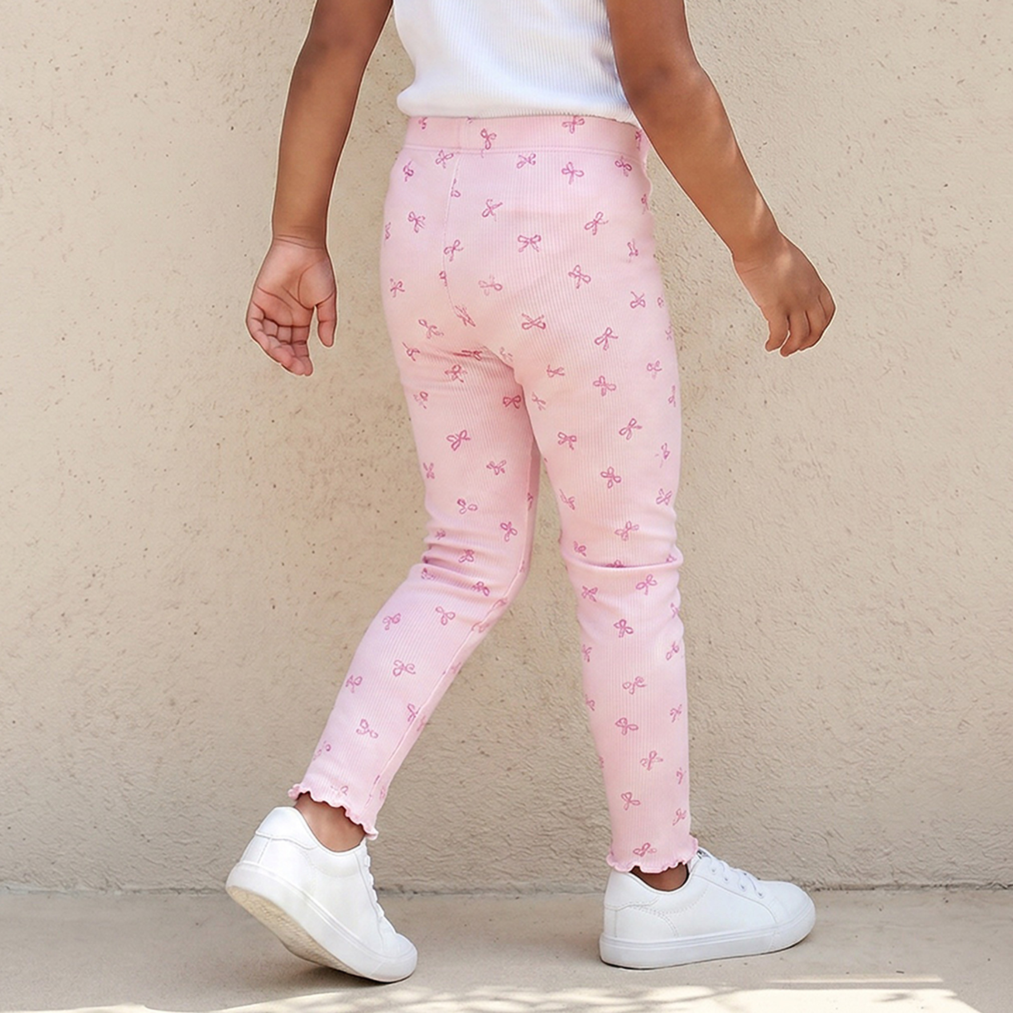 Juniors Leggings with Bow Print-baby-girls-clothing-bottoms-leggings-image-3