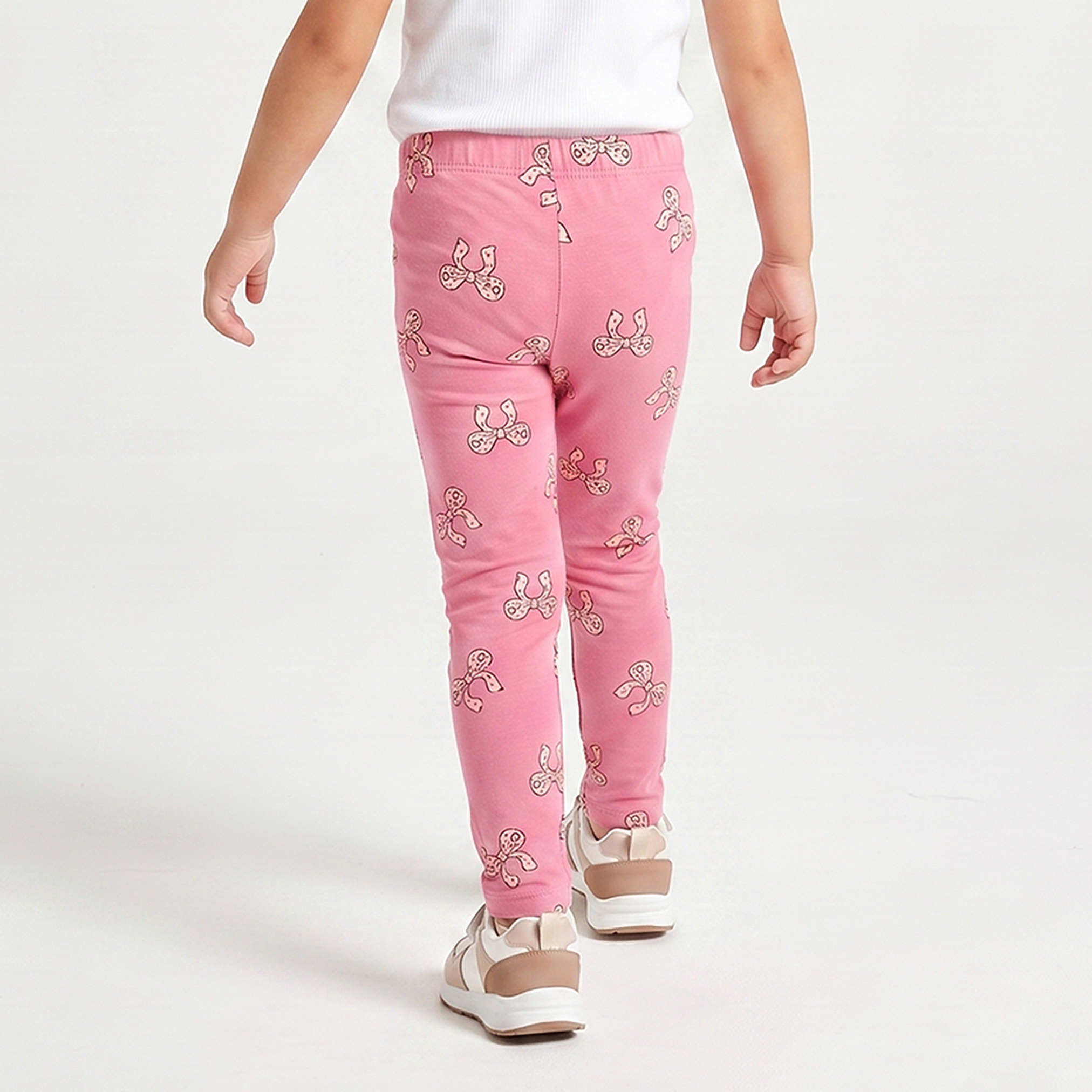 Juniors Leggings with Bow Print-baby-girls-clothing-bottoms-leggings-image-3