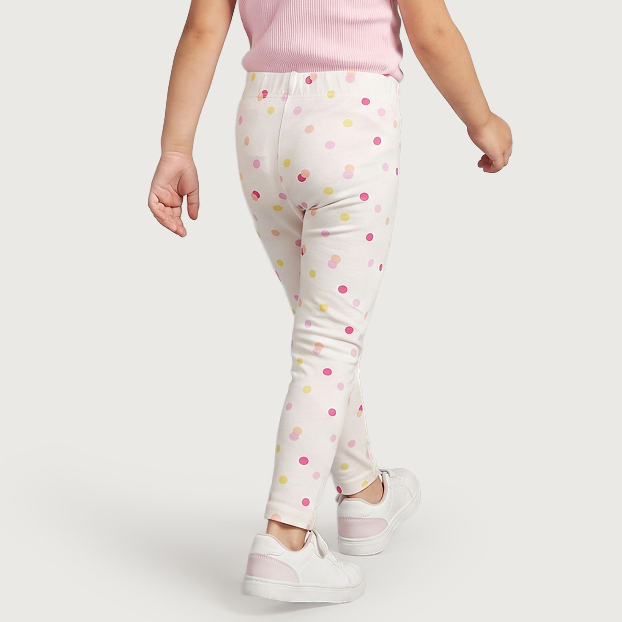 Juniors Leggings with Polka Dot Print-baby-girls-clothing-bottoms-leggings-image-3