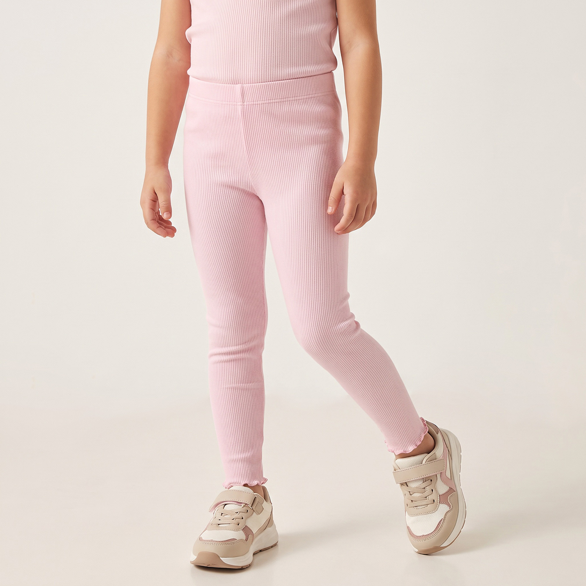 Juniors Leggings with Elasticated Waistband-baby-girls-clothing-bottoms-leggings-image-1