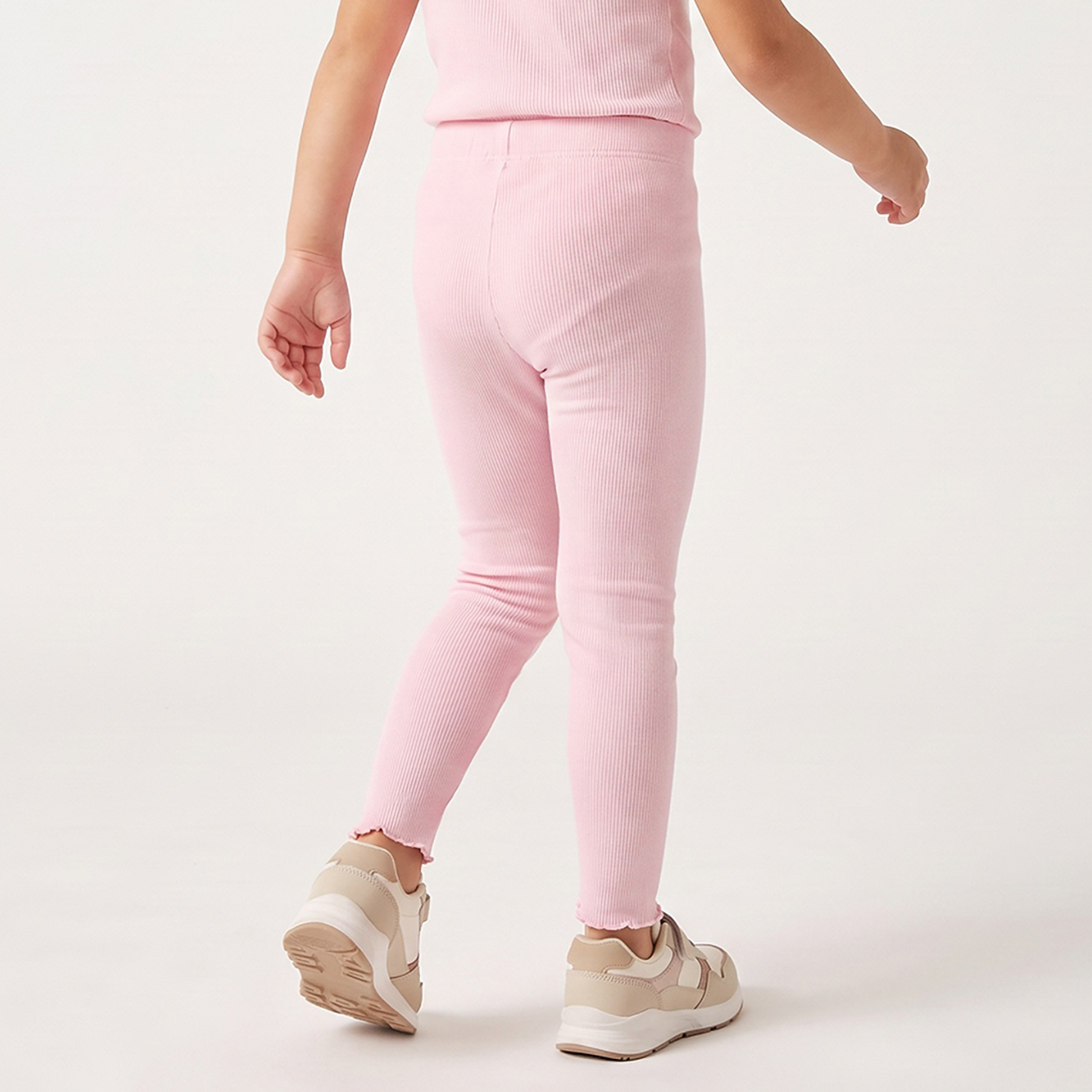Juniors Leggings with Elasticated Waistband-baby-girls-clothing-bottoms-leggings-image-3