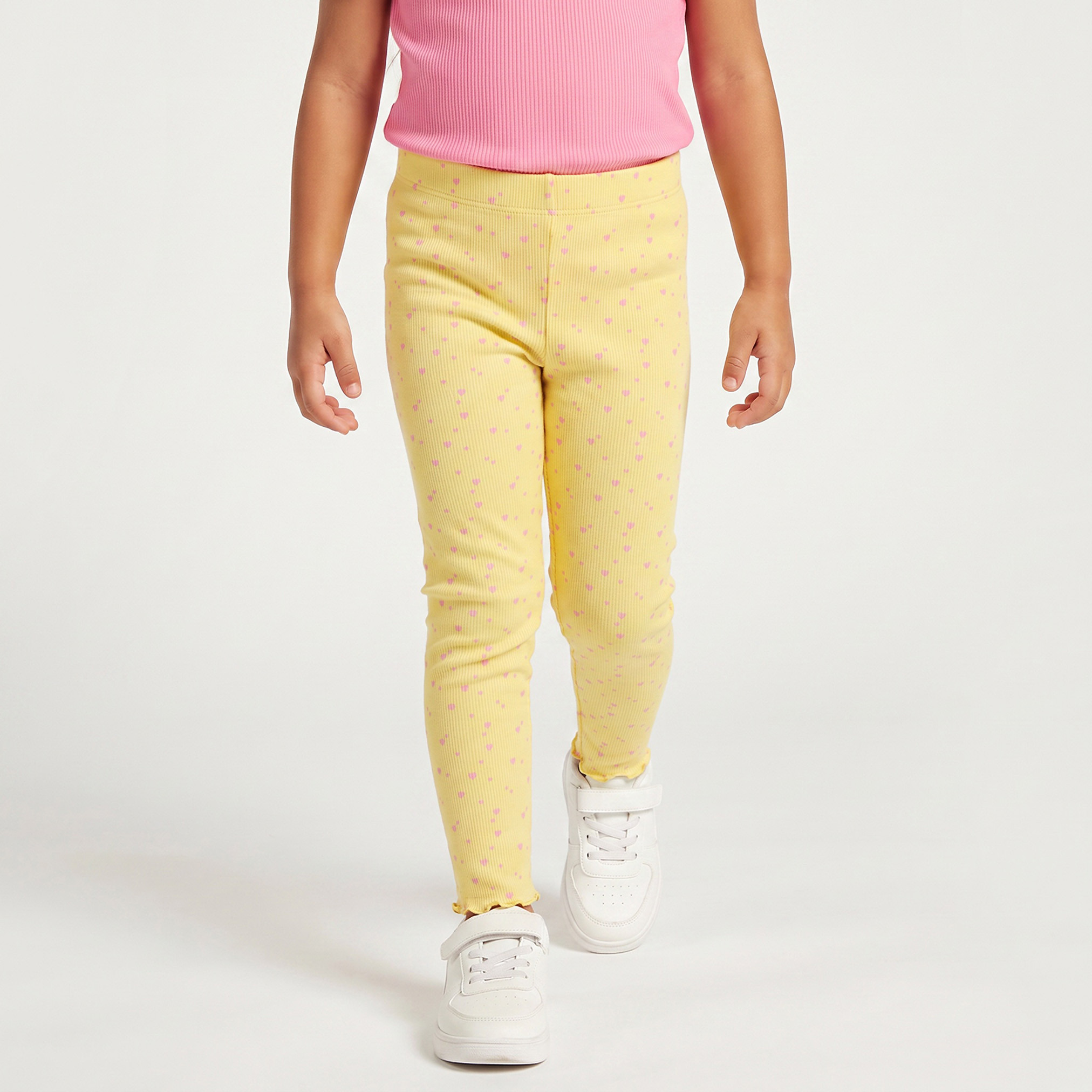 بنطلون ليقنز بطبعات قلوب-baby-girls-clothing-bottoms-leggings-image-1