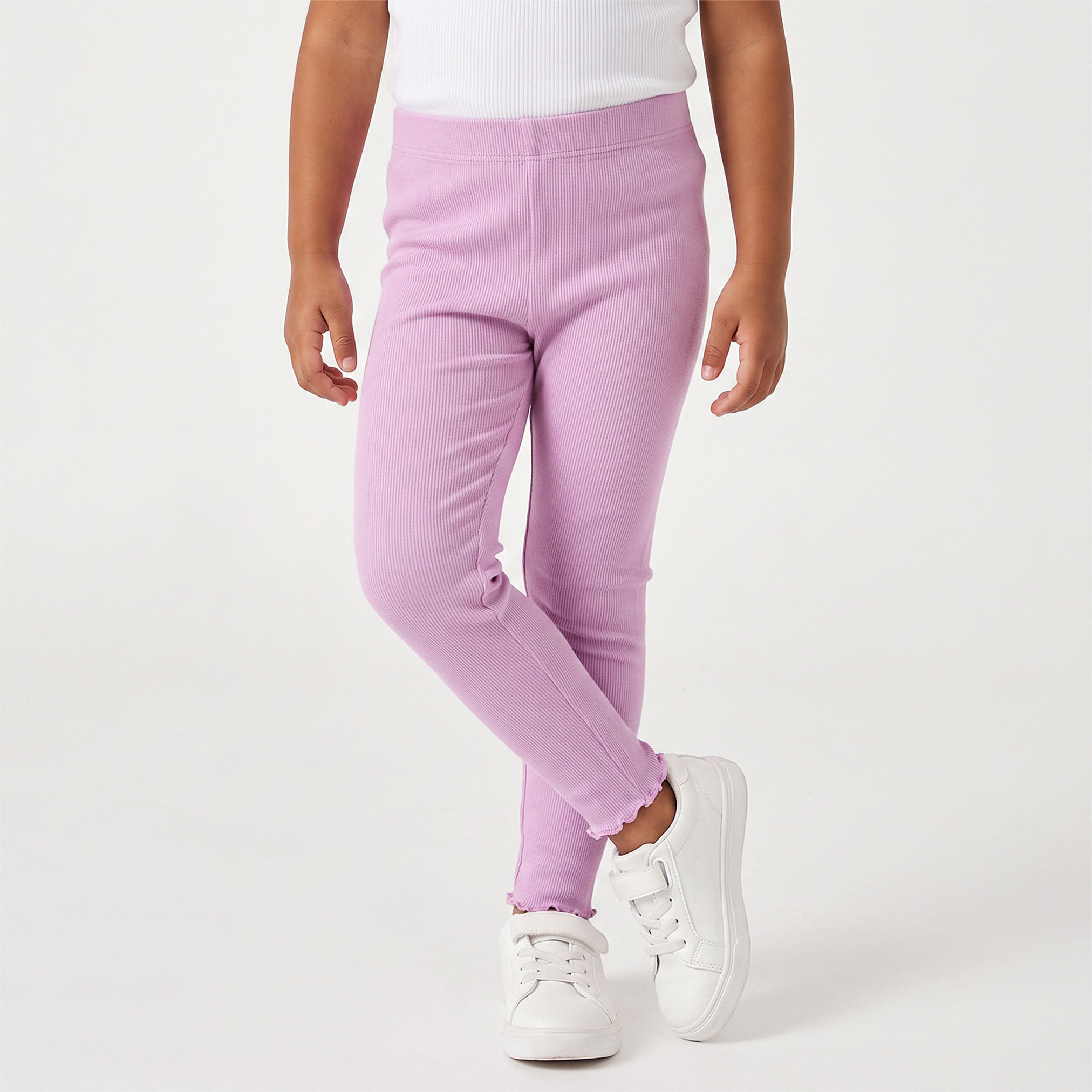 بنطلون ليقنز بأطراف مموجة من جونيورز-baby-girls-clothing-bottoms-leggings-image-1