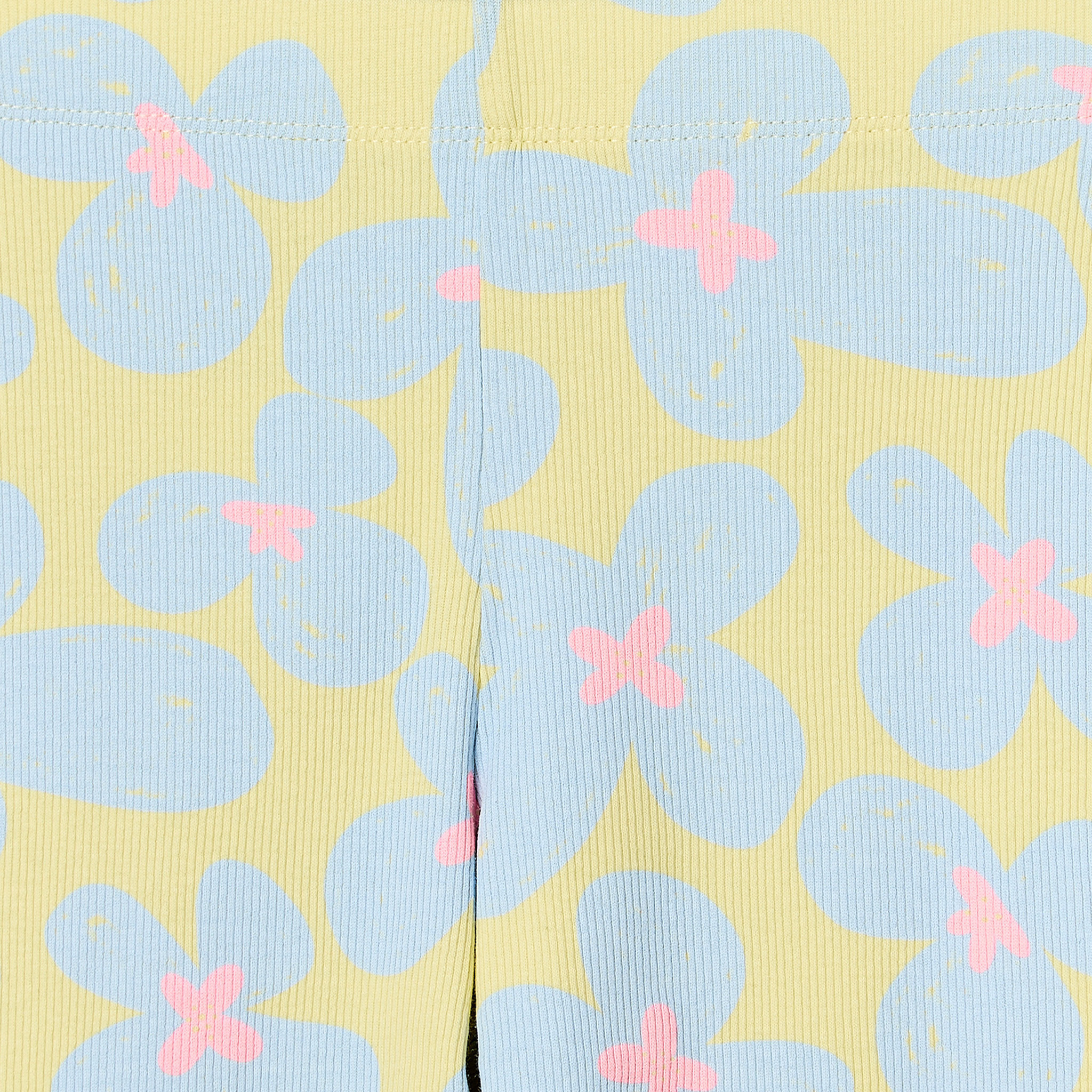 Juniors Floral Print Leggings with Lettuce Hem-baby-girls-clothing-bottoms-leggings-image-4
