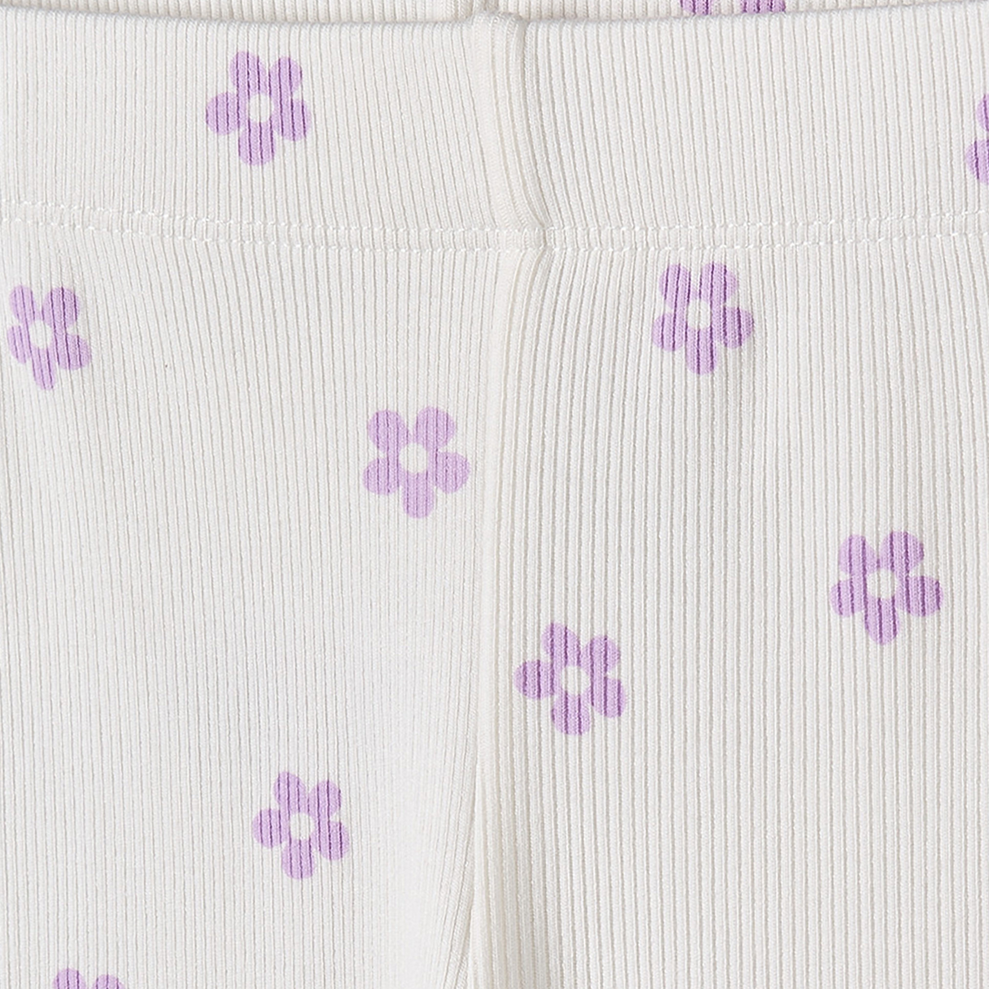Juniors Ribbed Leggings with Floral Print-baby-girls-clothing-bottoms-leggings-image-5