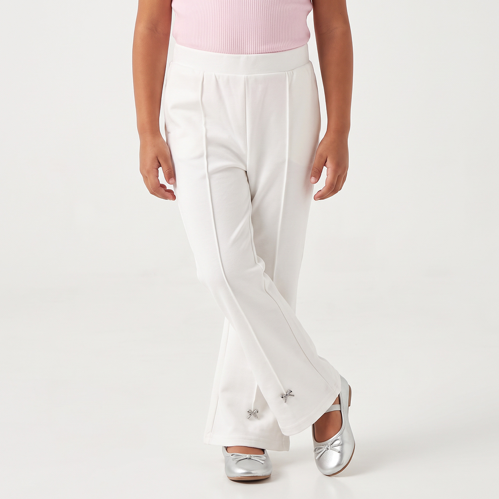 بنطلون ليقنز بحافة واسعة من جونيورز-baby-girls-clothing-bottoms-leggings-image-1