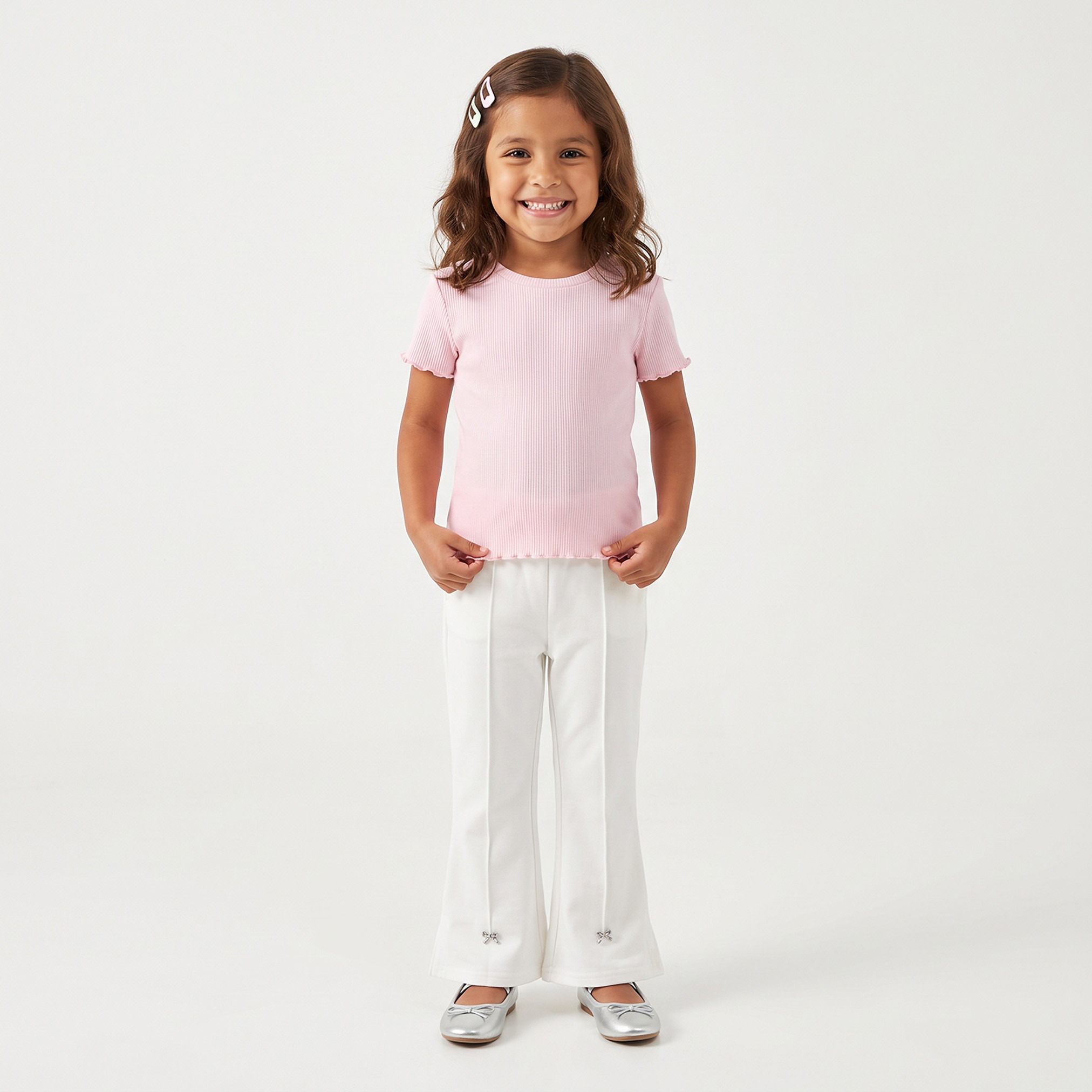 بنطلون ليقنز بحافة واسعة من جونيورز-baby-girls-clothing-bottoms-leggings-image-3