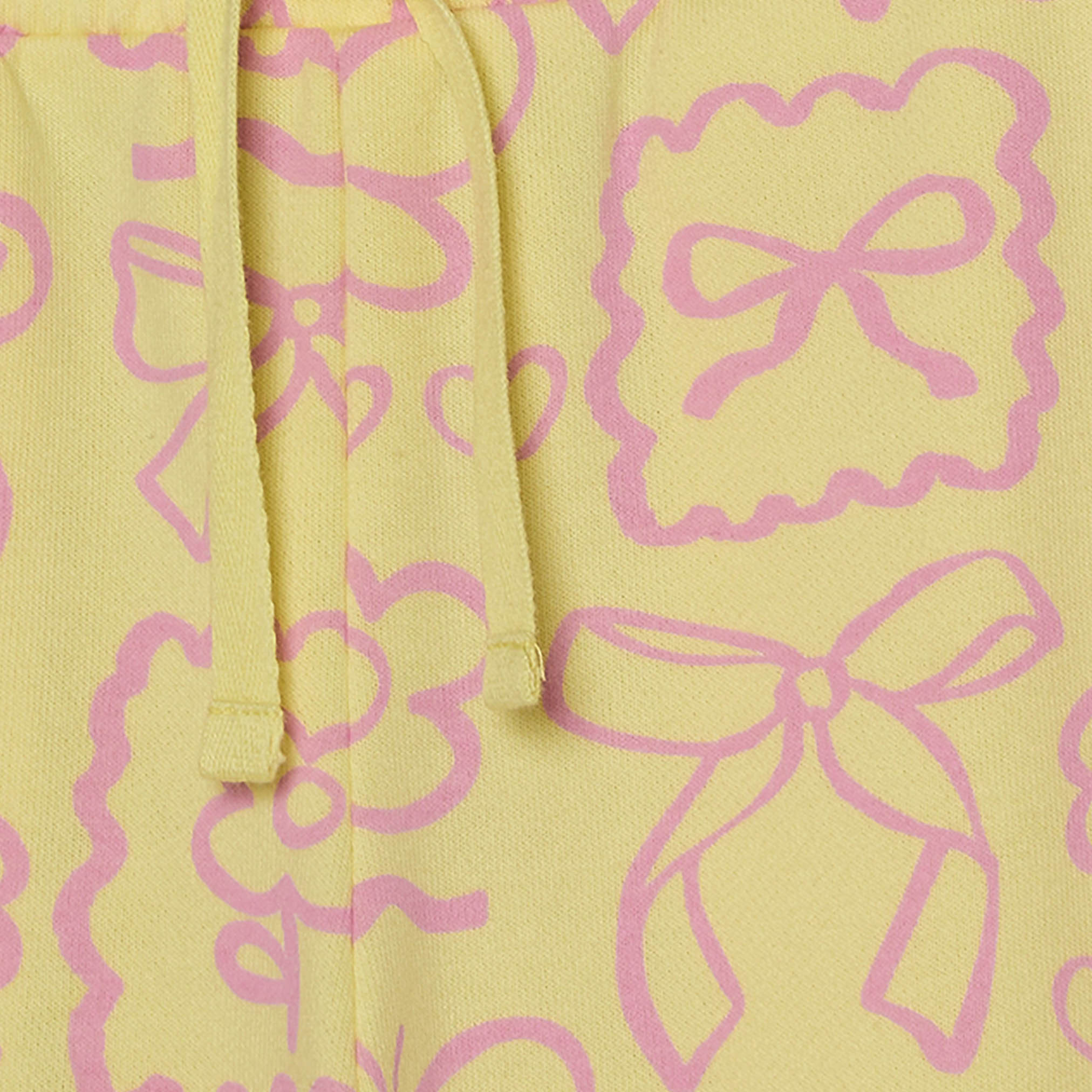 Juniors Drawstring Waistband Joggers with Bow Print-baby-girls-clothing-bottoms-joggersandtrackpants-image-4